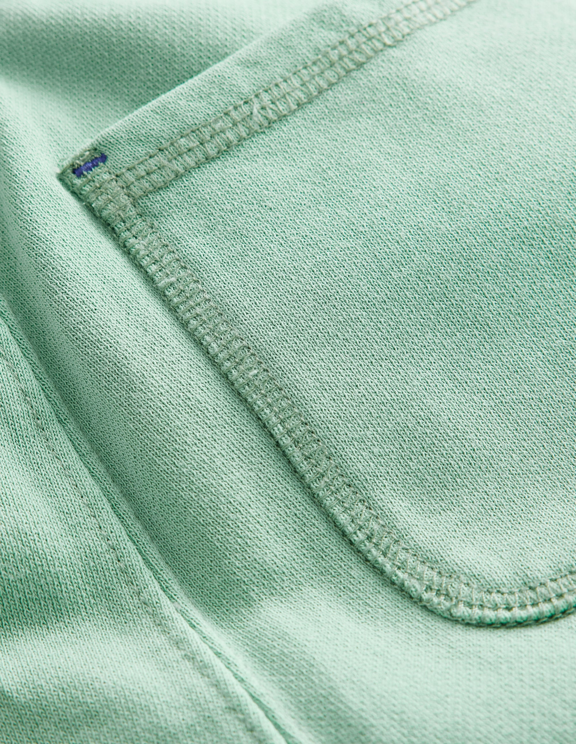 Stückgefärbte Baumwollshorts-Opalgrün - Image 3