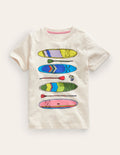 T-shirt à imprimé planche de paddle-Avoine