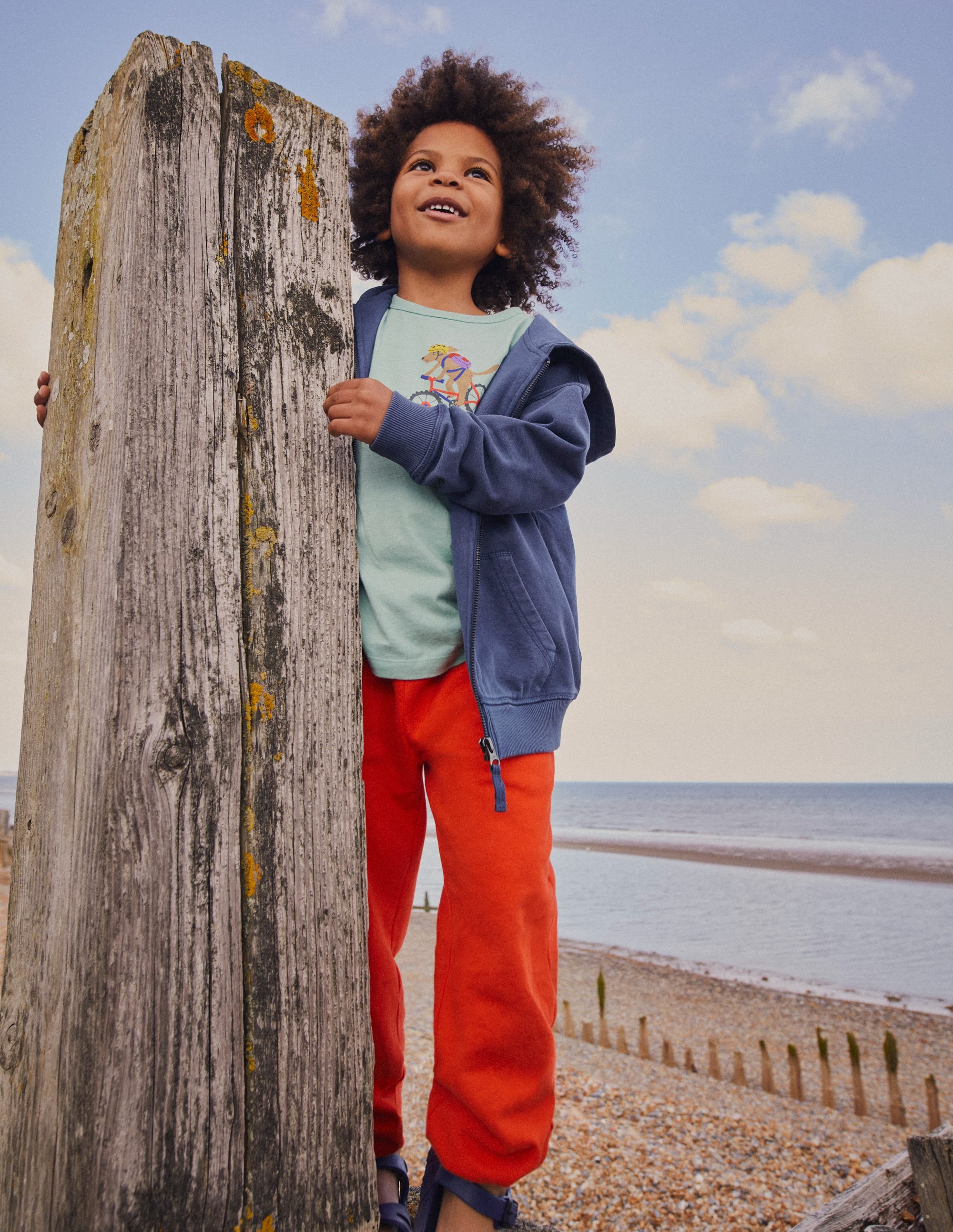 Cosy Relaxed Joggers-Dahlia Red - Image 4