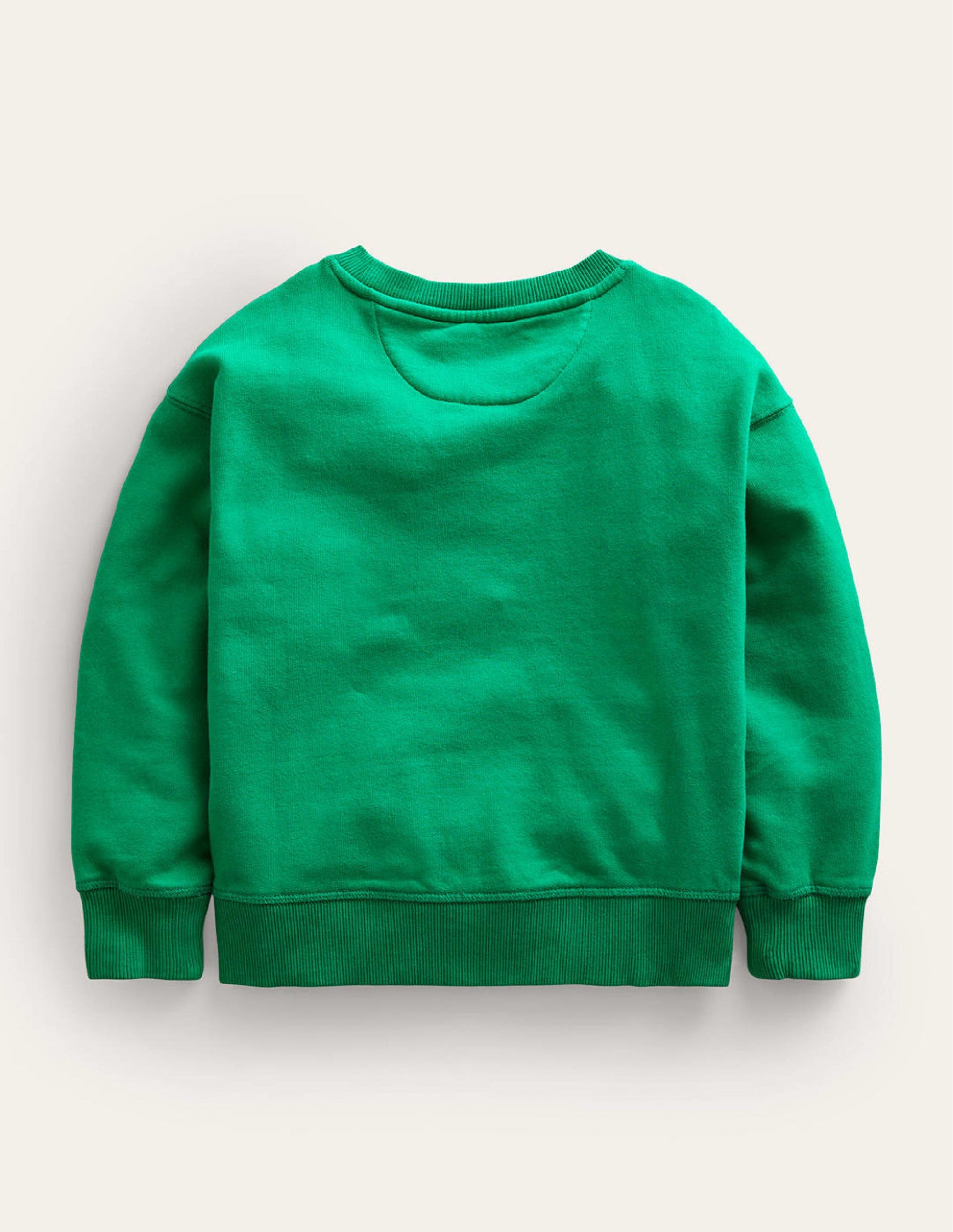 Stückgefärbtes Sweatshirt-Wiesengrün-2