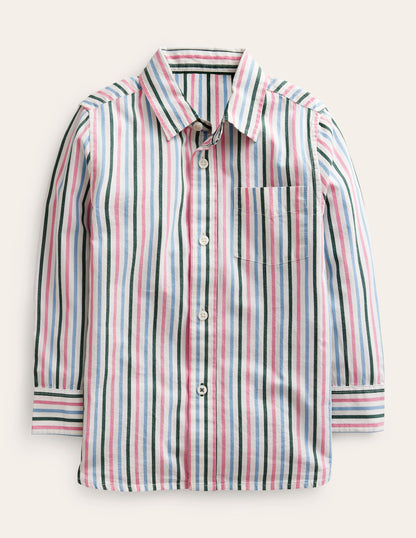 Cotton Shirt-Multi Stripe-1