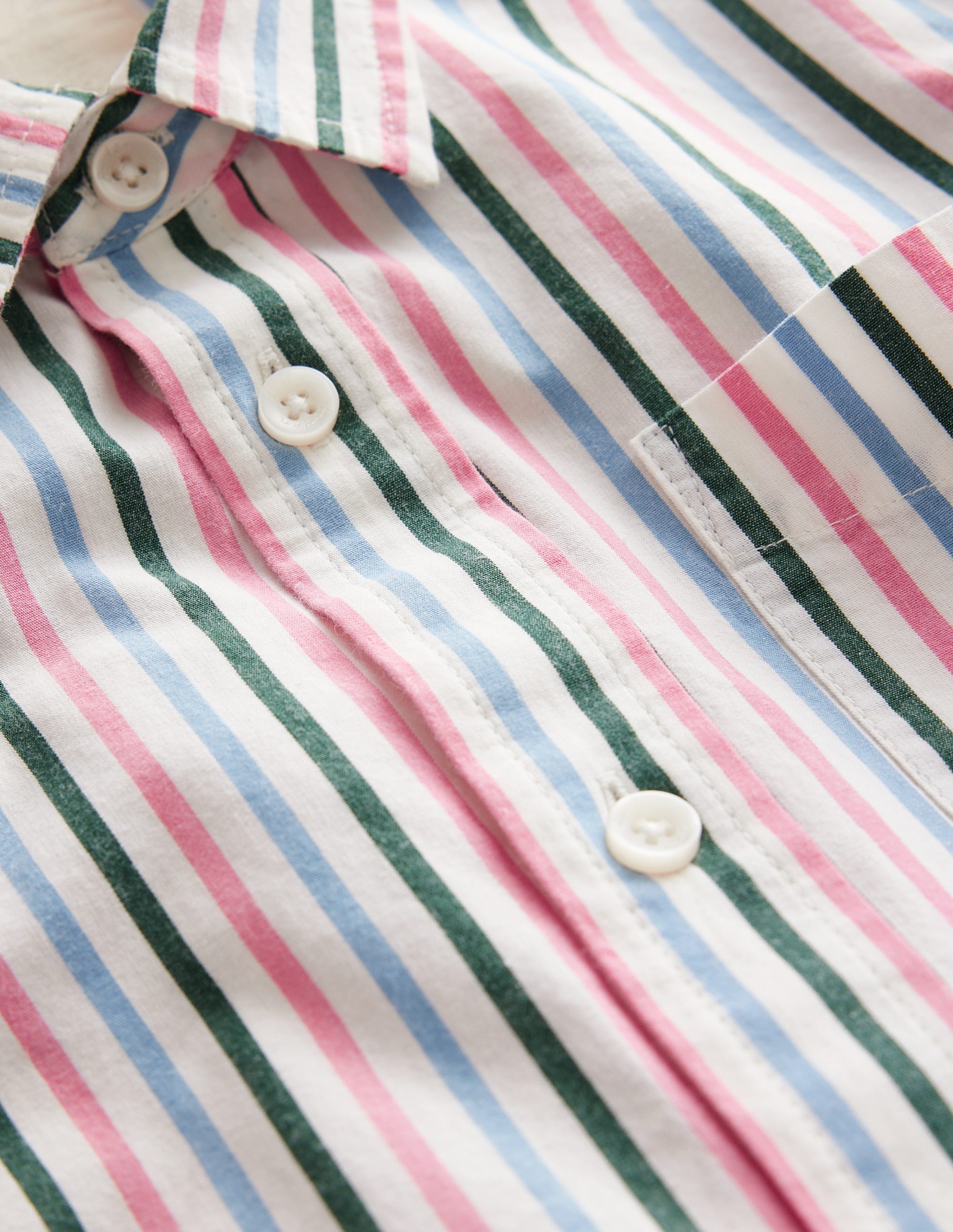 Chemise en coton-Rayé multi - Image 3