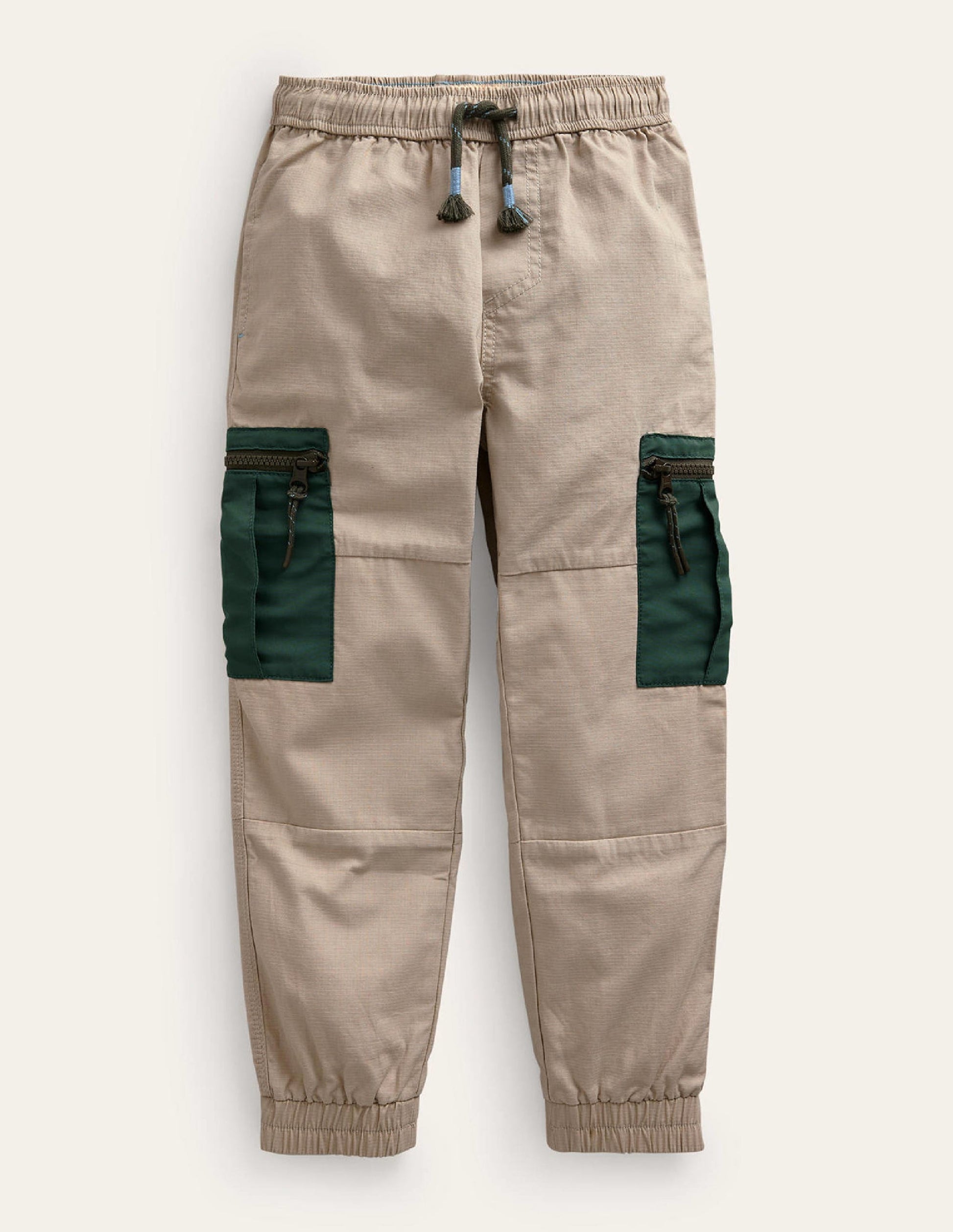 Pantalon cargo ripstop-Gris pierre-1