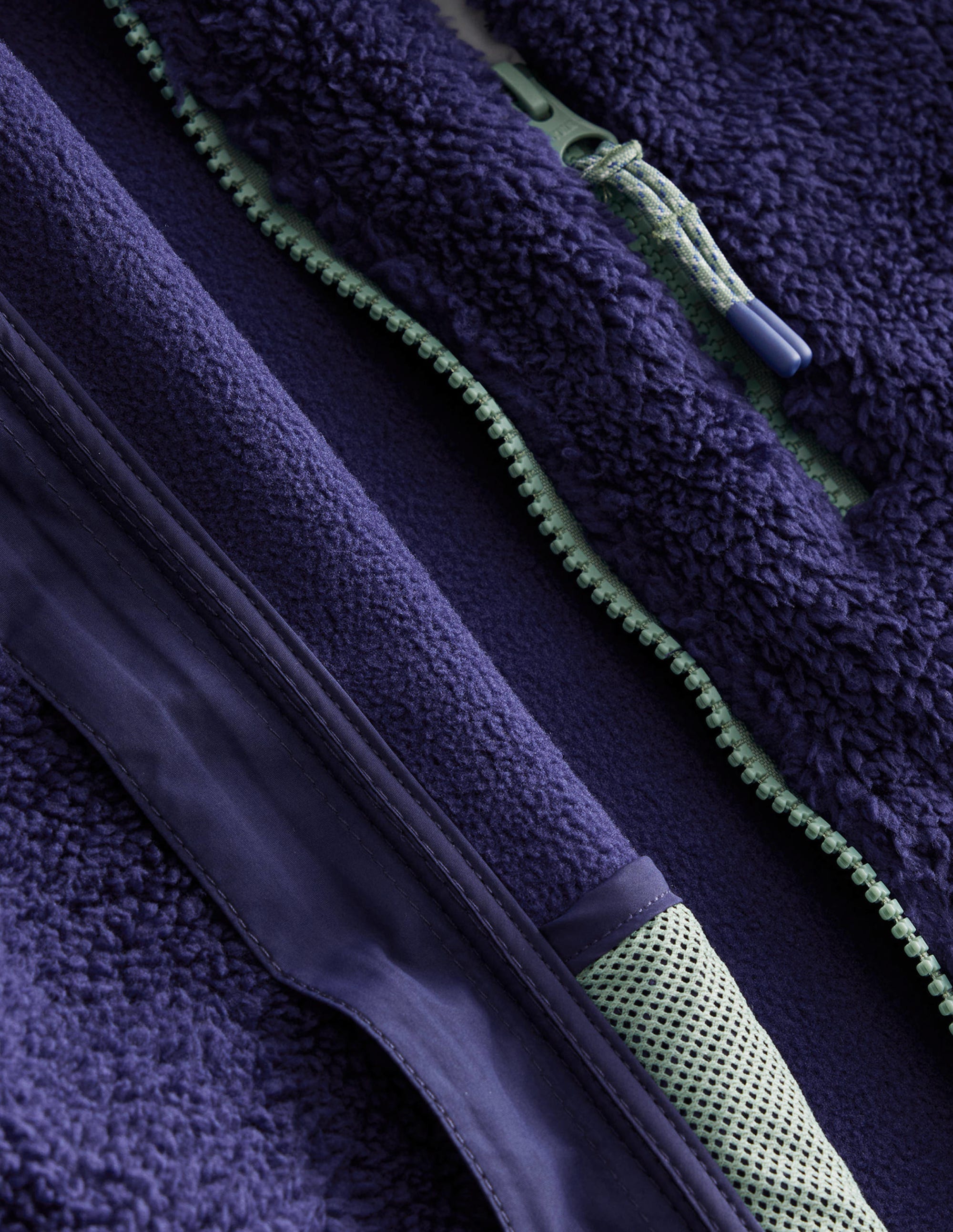 Cosy Windproof Fleece-French Navy - Image 3