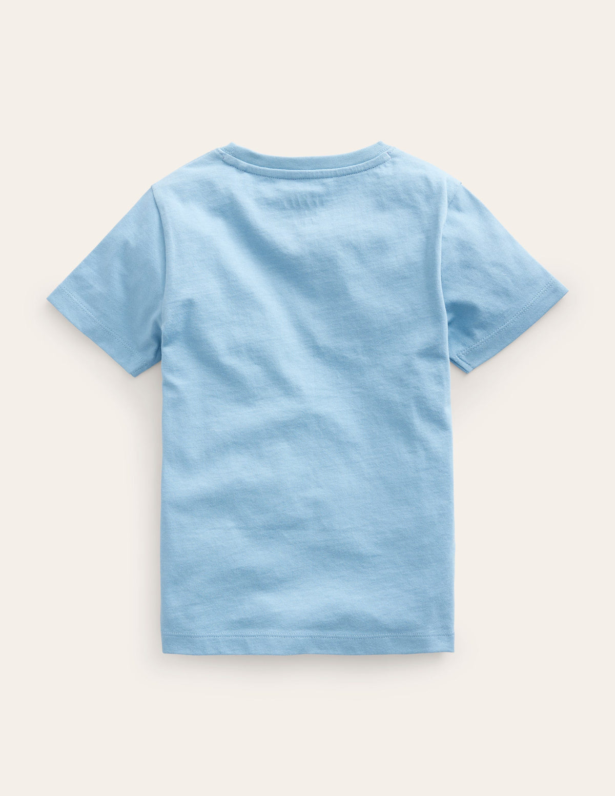 Baumwoll-T-Shirt mit Kreuzstich-Kiesblau Eisenbahn - Image 2