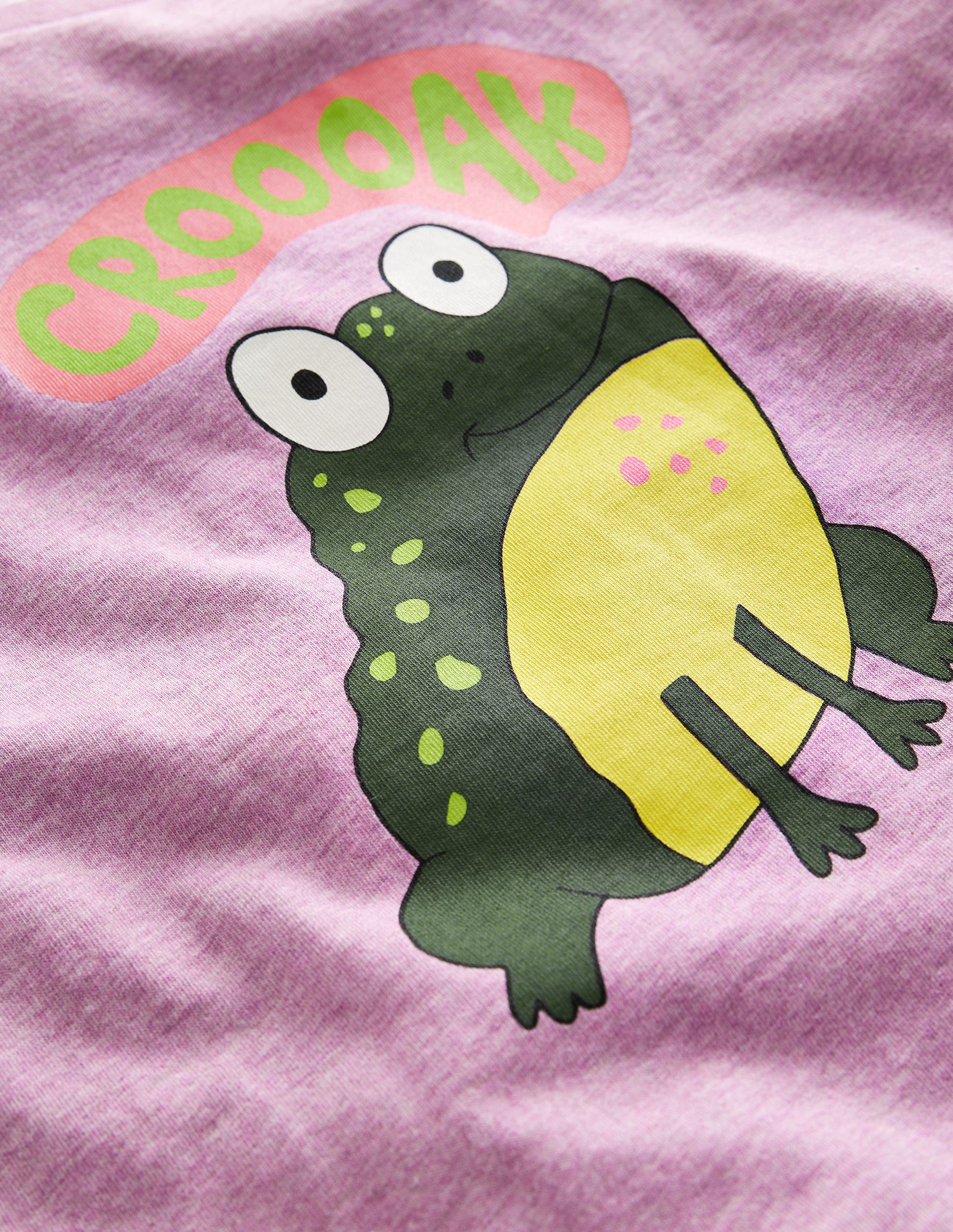 Frog Relaxed T-shirt-Purple Frog-3