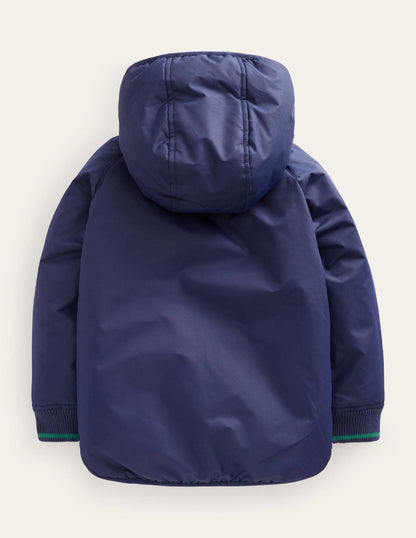 Anorak mit Sherpa-Futter-Schuluniform-Marineblau-2