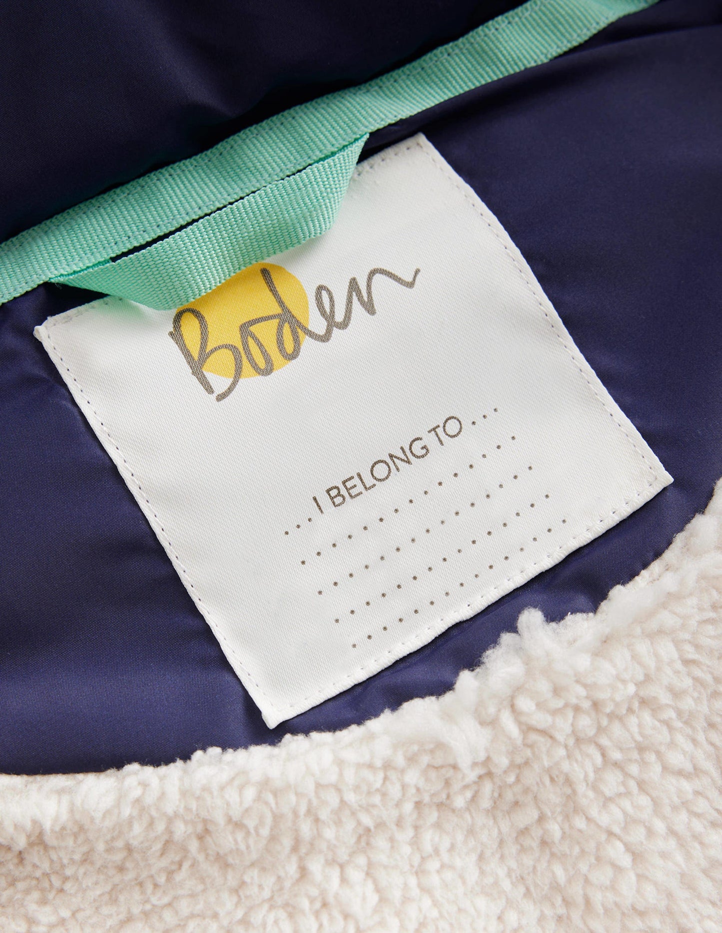 Wattierter 2-in-1-Mantel-Französisches Marineblau