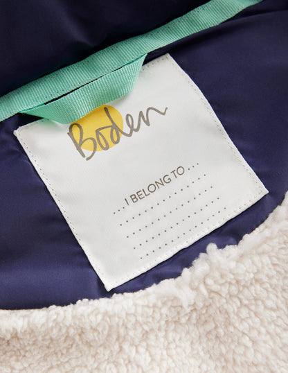 Wattierter 2-in-1-Mantel-Französisches Marineblau-3