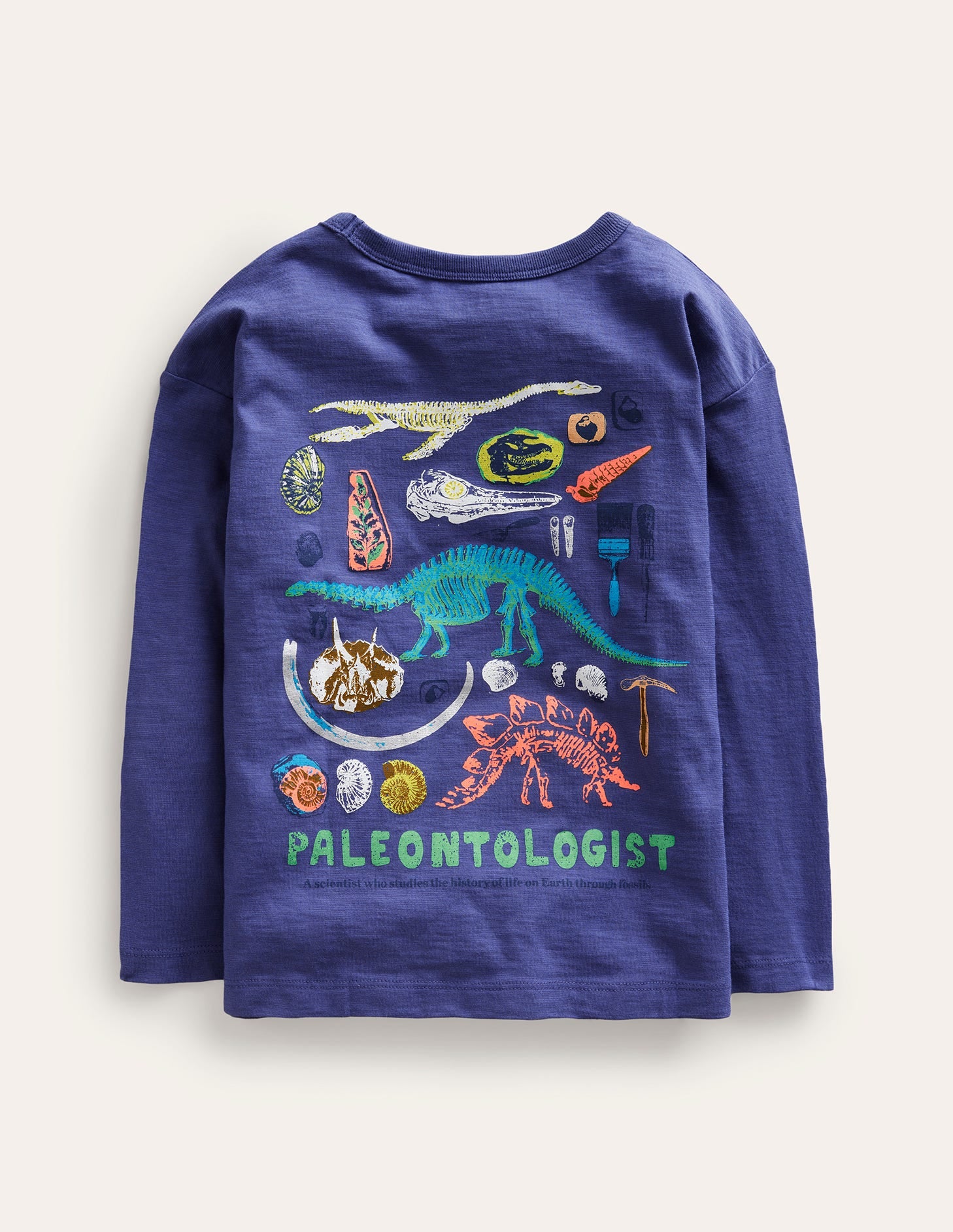 T-Shirt mit wissenschaftlichen Motiven-Weich Steuerbordblau-2