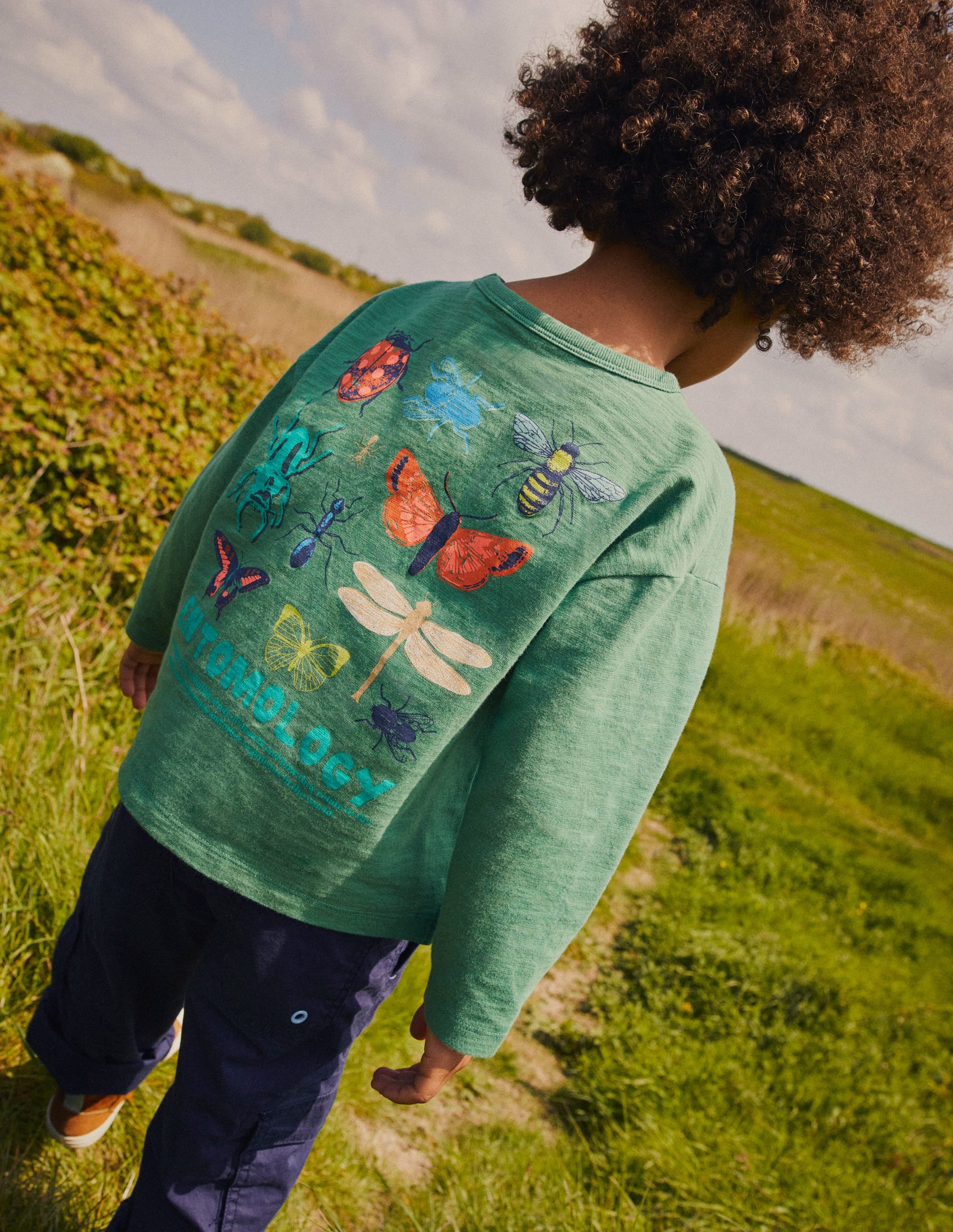 T-Shirt mit wissenschaftlichen Motiven-Safarigrün - Image 5