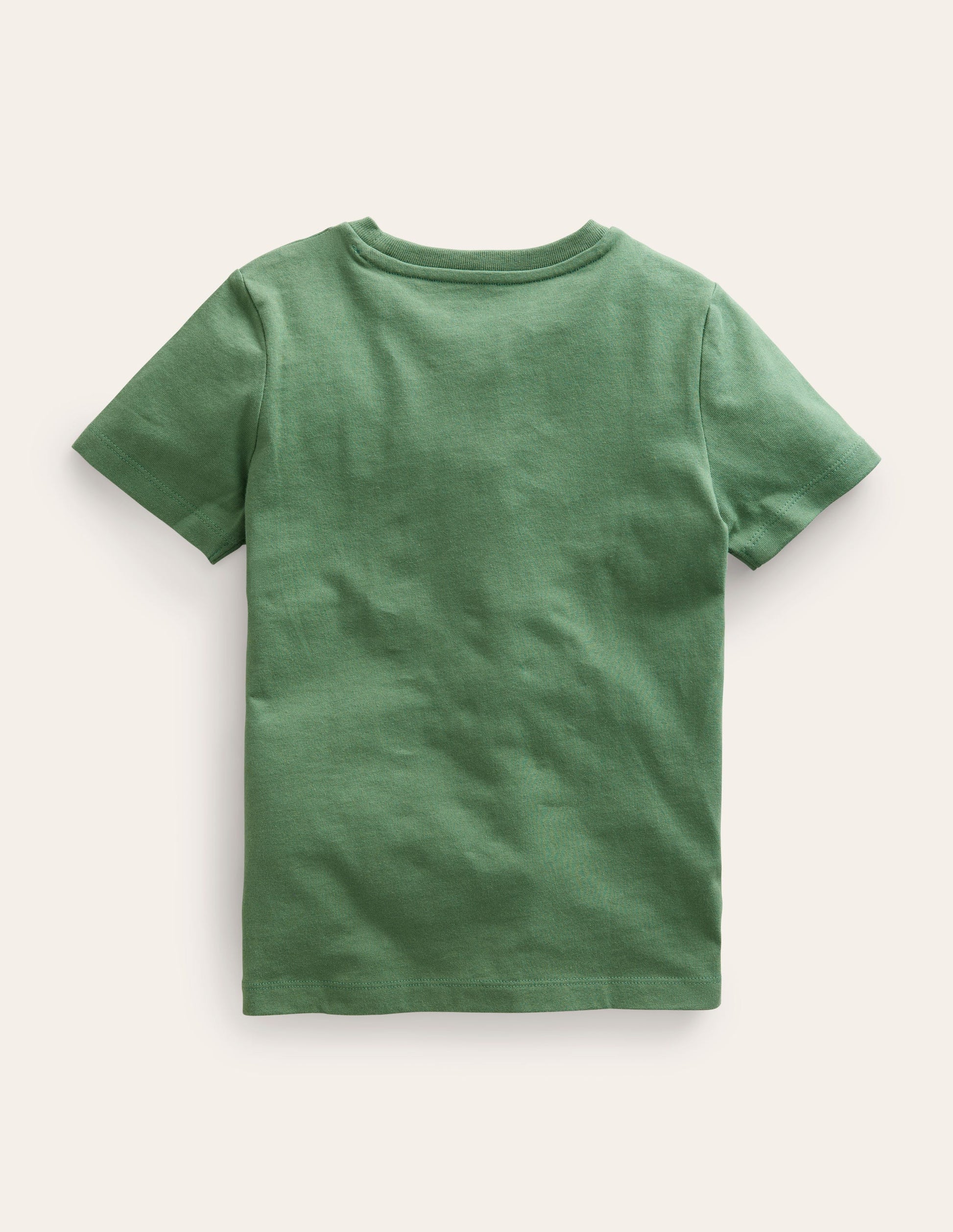 Dino-T-Shirt aus Bouclé-Rosmaringrün Dinosaurier-2