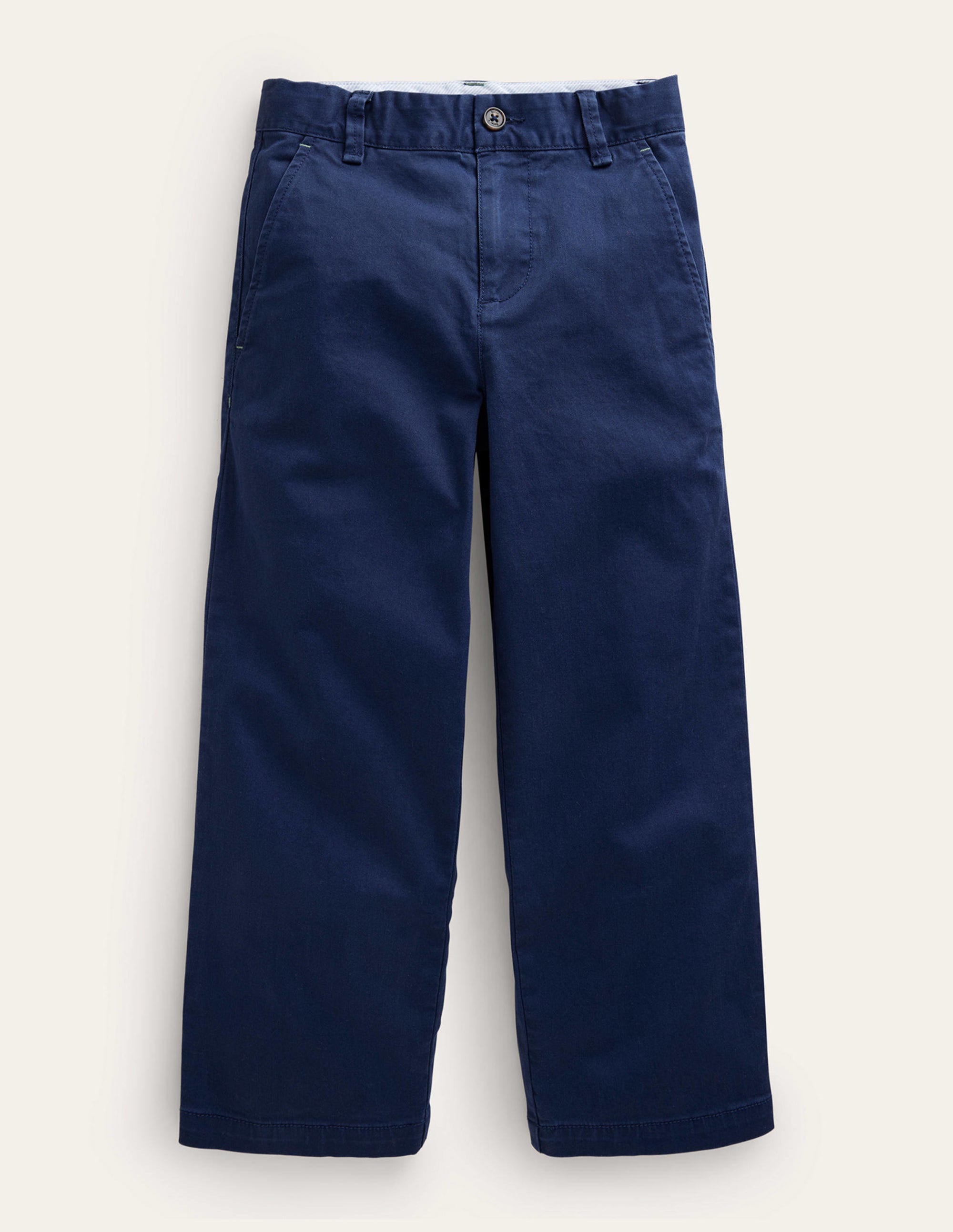 Chinohose mit weitem Bein-Schuluniform-Marineblau - Image 1