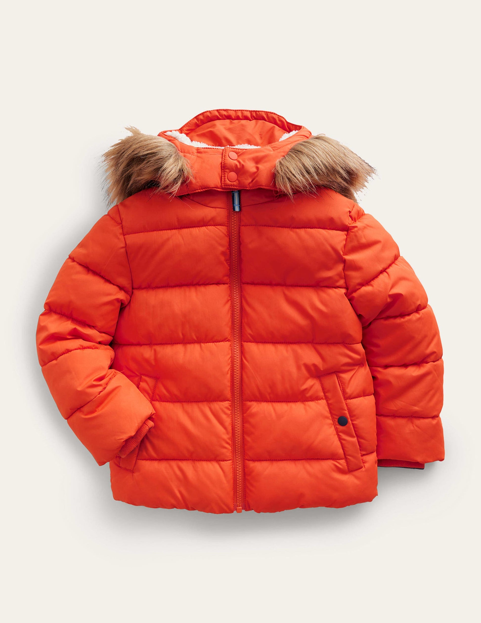 Doudoune fun-Orange érable automnal-1