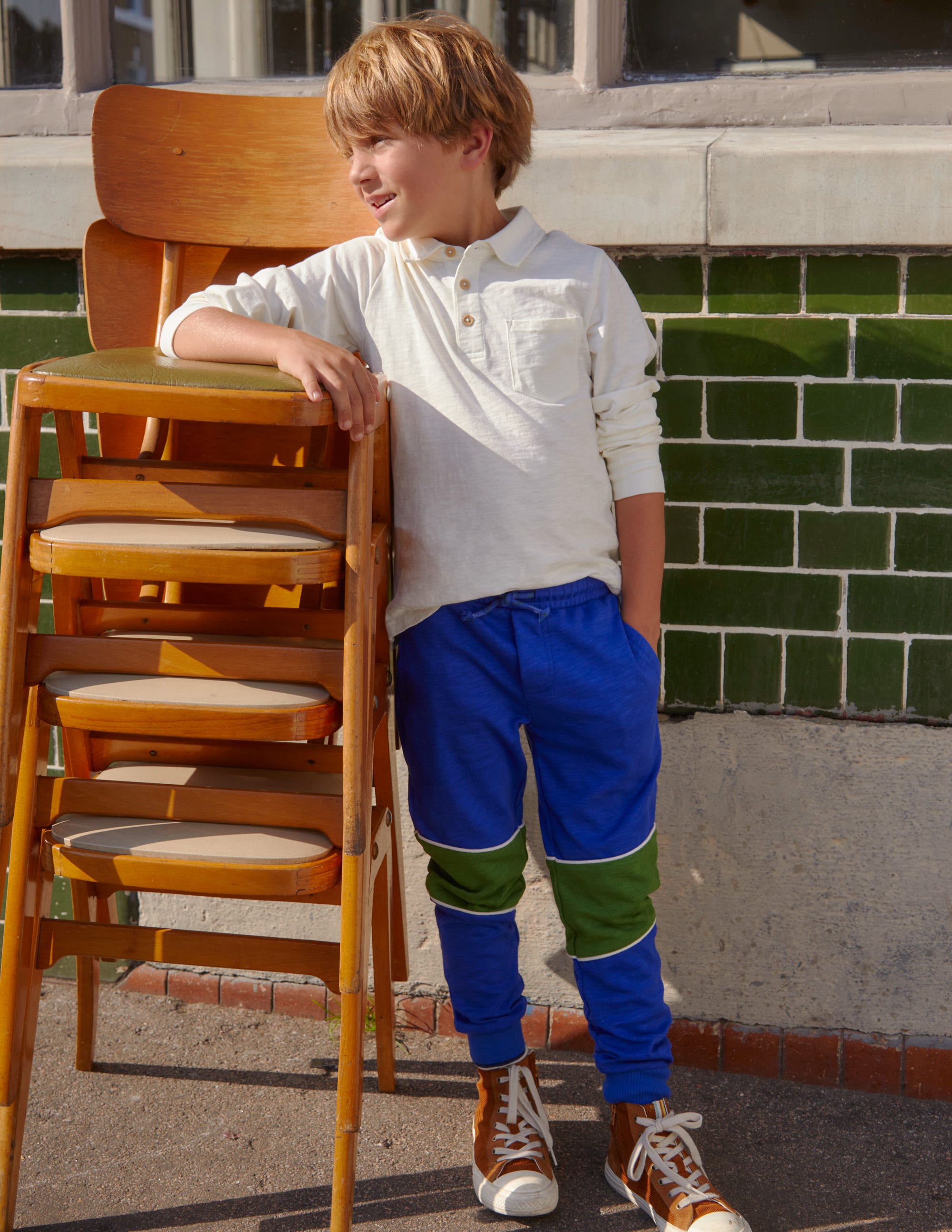 Bas de jogging slim sportif-Bleu brillant - Image 4