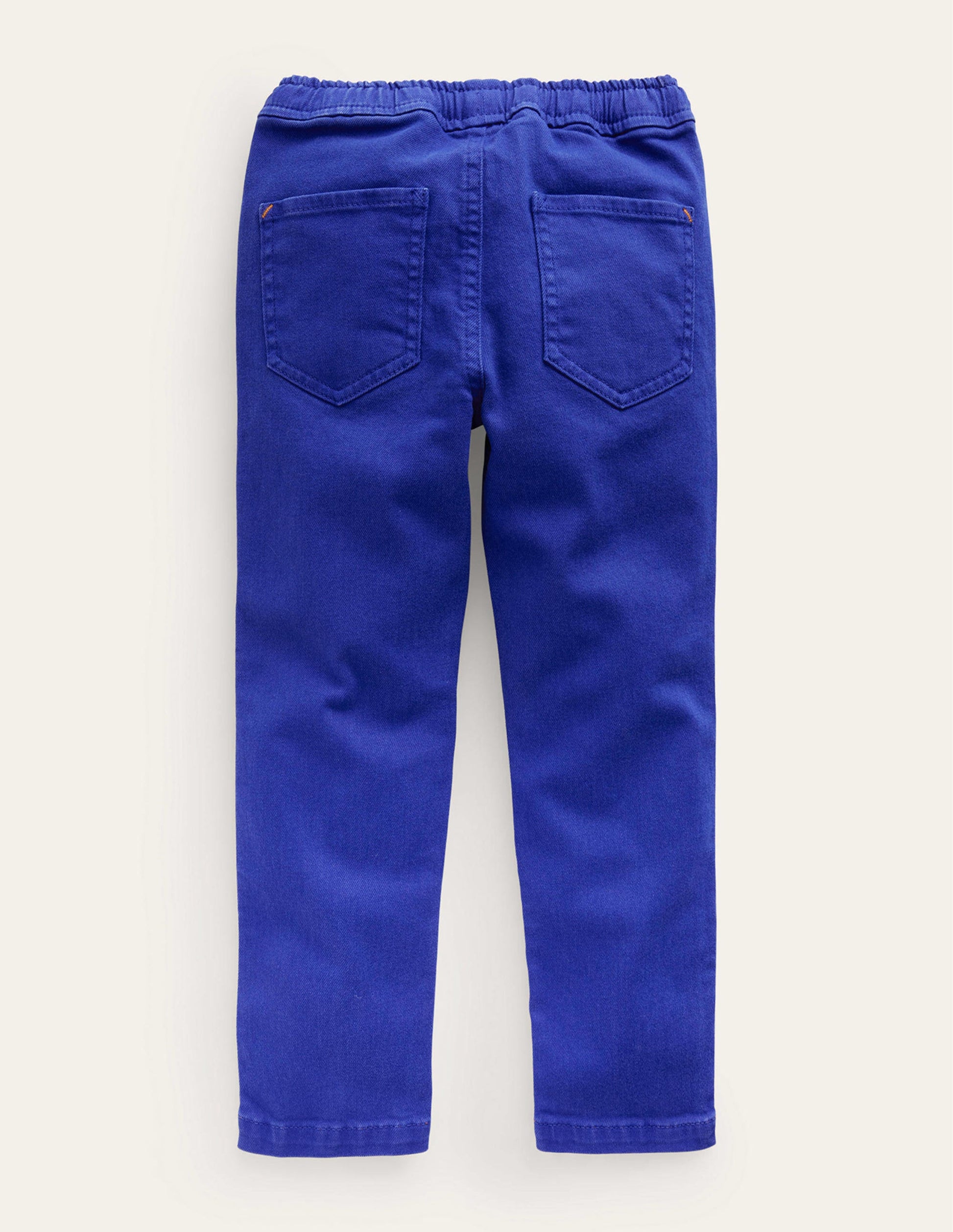 Pantalon slim décontracté & délavé à enfiler-Azurant-2