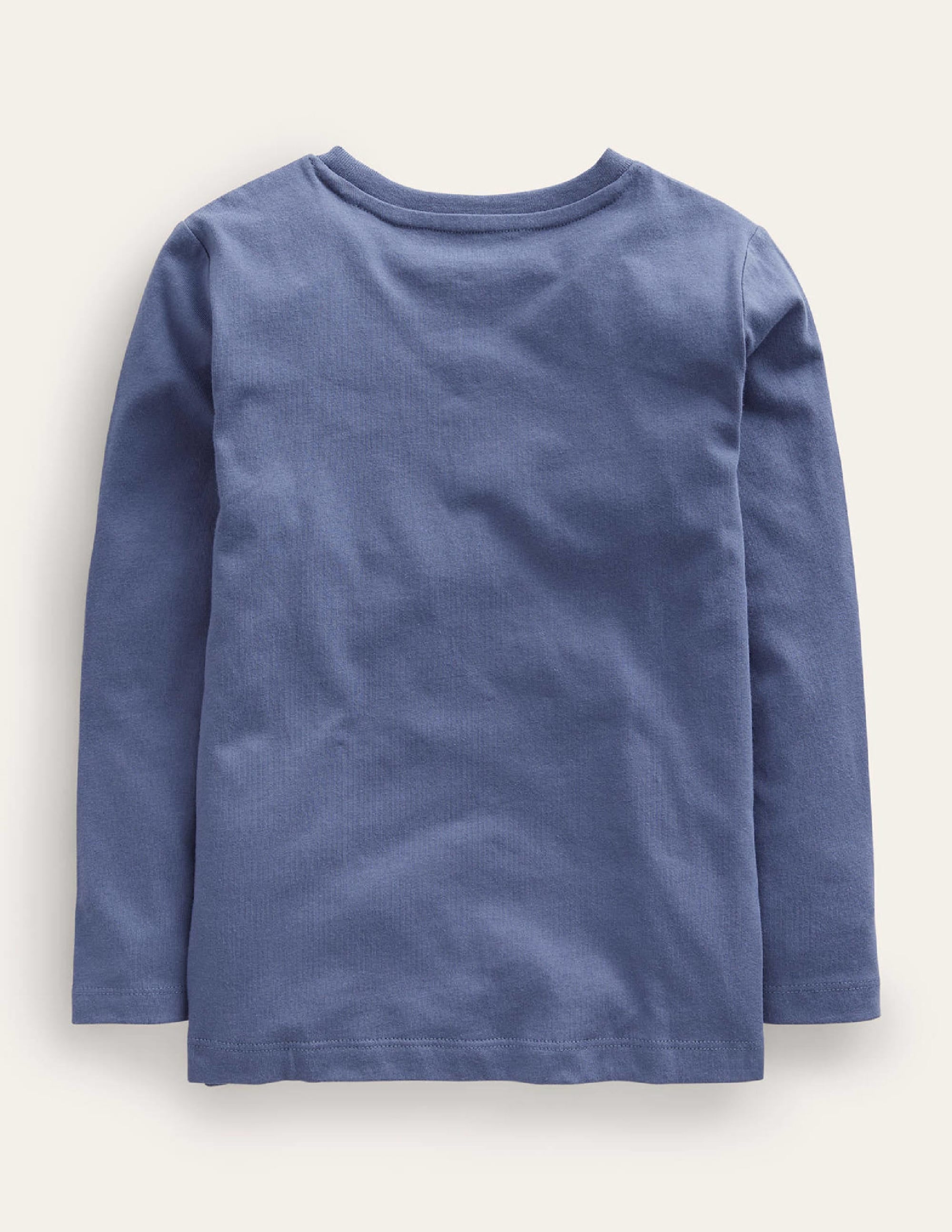 Chain Stitch Logo T-shirt-Robot Blue - Image 2