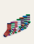 7 paires de chaussettes-Rayures royales multi