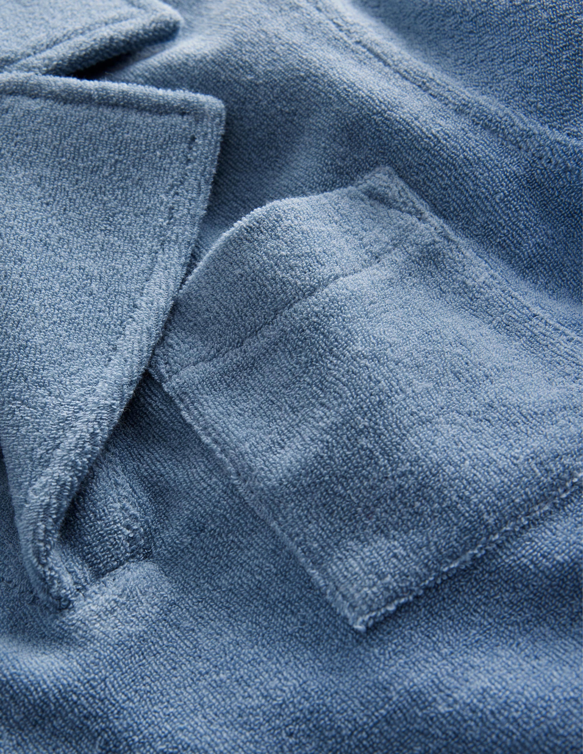 Polo en éponge-Bleu galet - Image 3