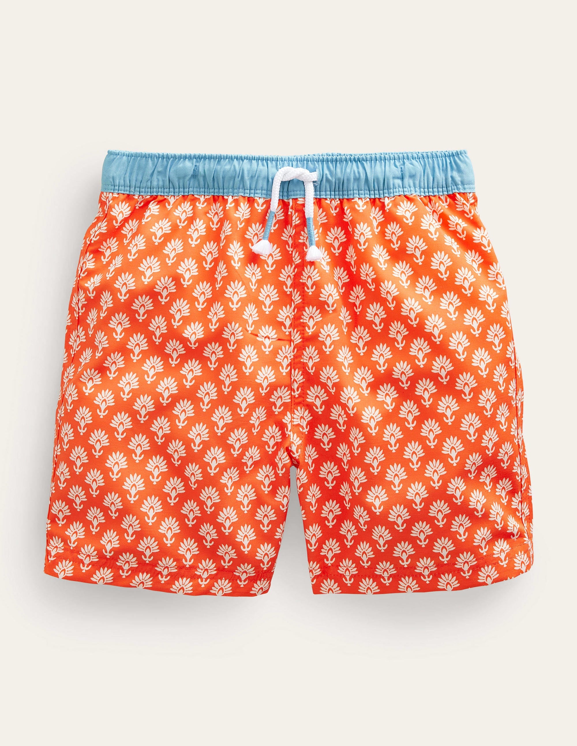 Short de bain-Feu d'artifice, Motif Woodblock - Image 1