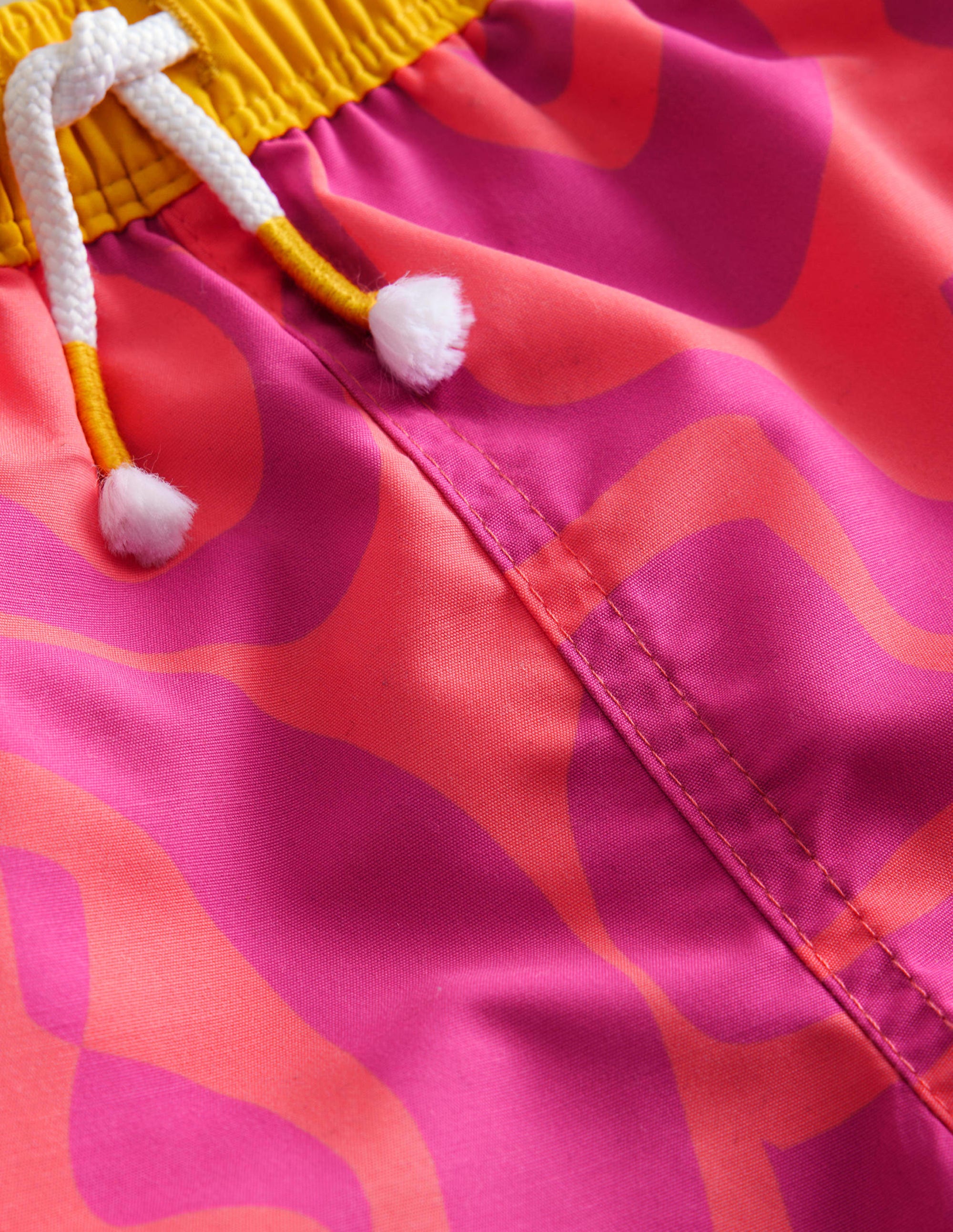 Short de bain-Punch à la pêche, motif Summer Stencil - Image 3