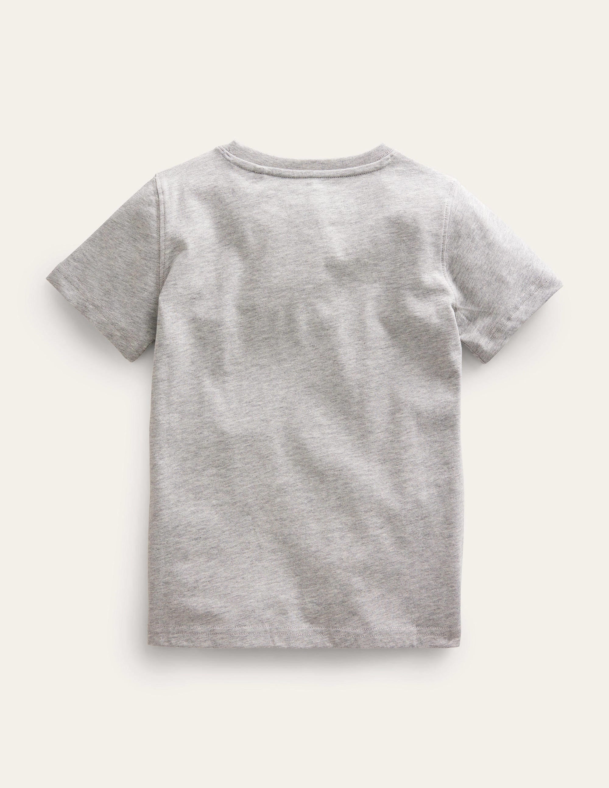 T-shirt à imprimé graphique-Poisson argenté chiné - Image 2