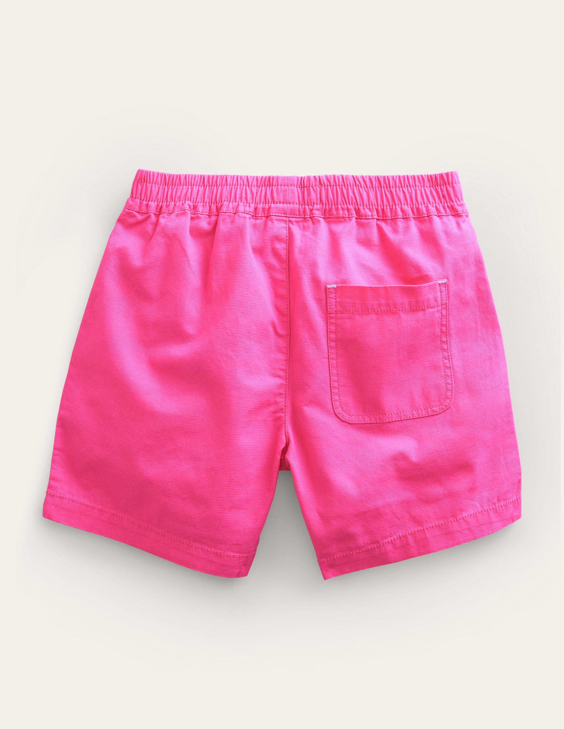 Short utilitaire en coton ripstop-Rose festival-2