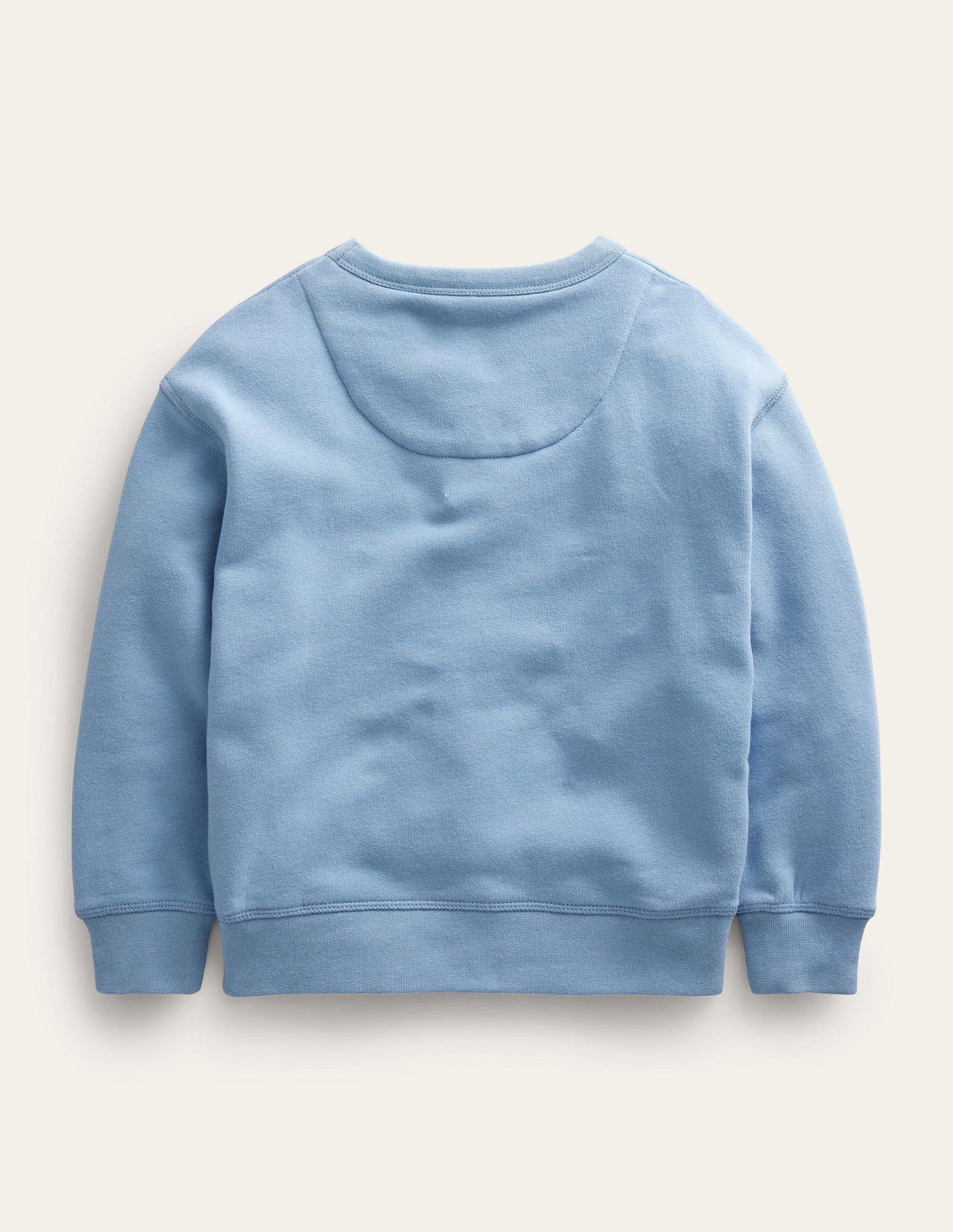 Sweatshirt mit Spruch-Graublau