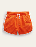 Short rétro en jersey-Orange opale de feu