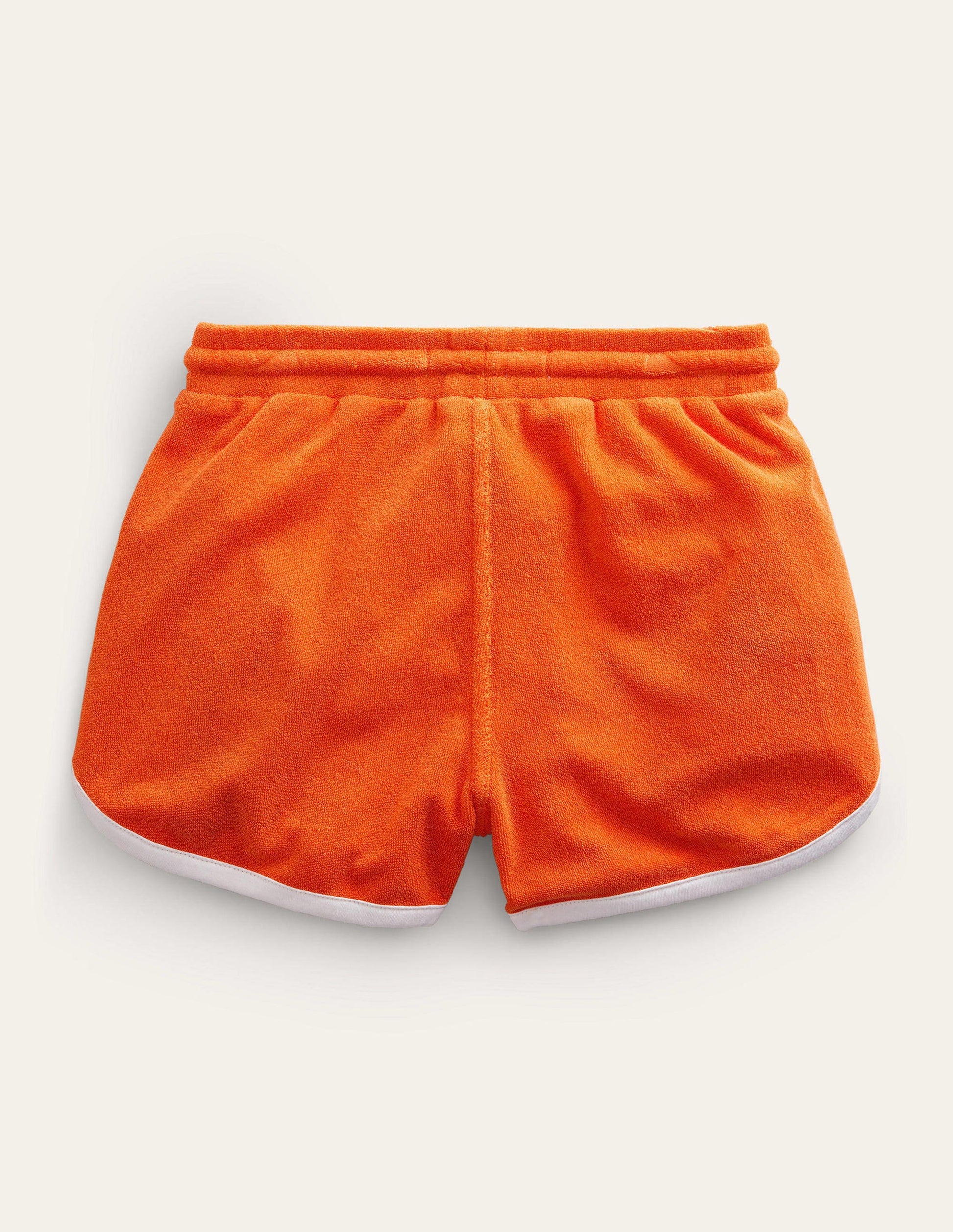 Short rétro en jersey-Orange opale de feu-2