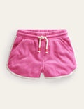 Retro-Jerseyshorts-Helles Blütenrosa