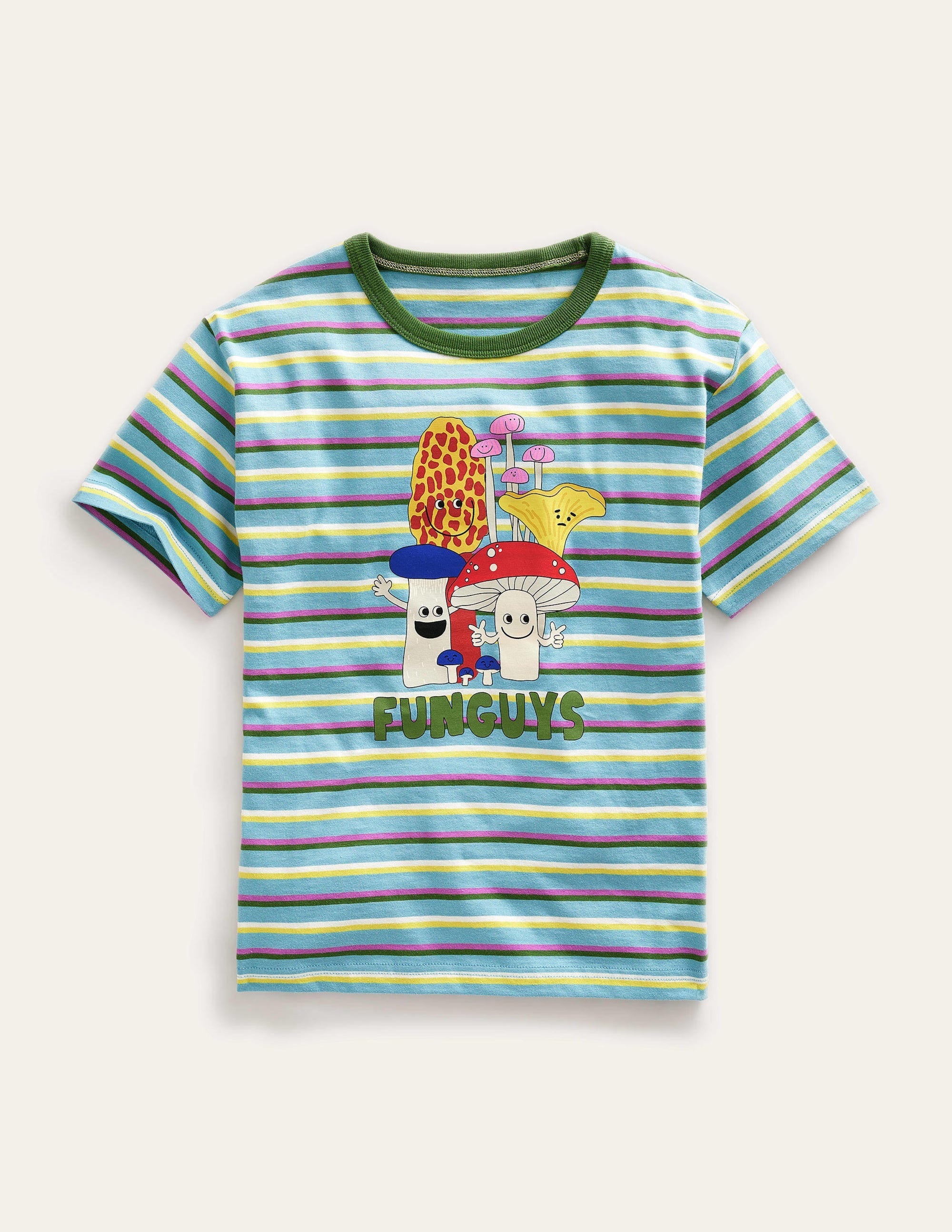 T-shirt décontracté imprimé-Champignon multi - Image 1