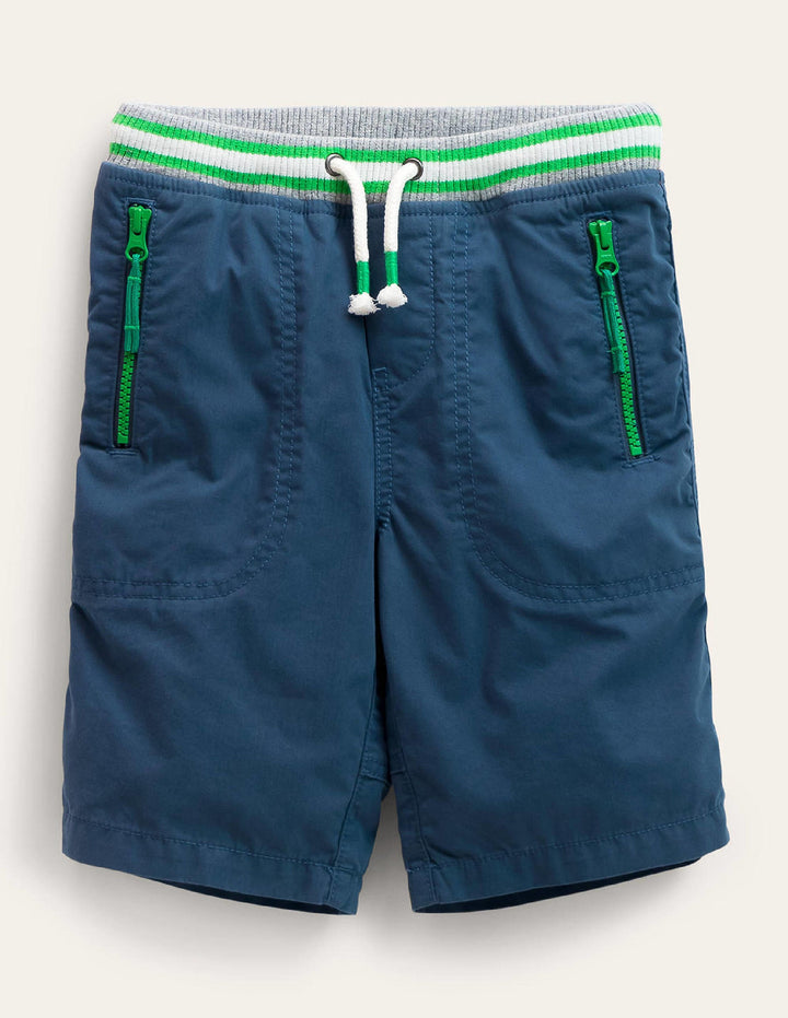 Abenteuer-Shorts-Roboterblau