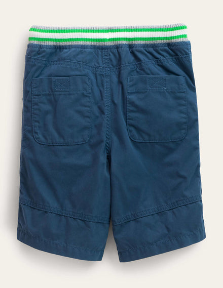 Abenteuer-Shorts-Roboterblau