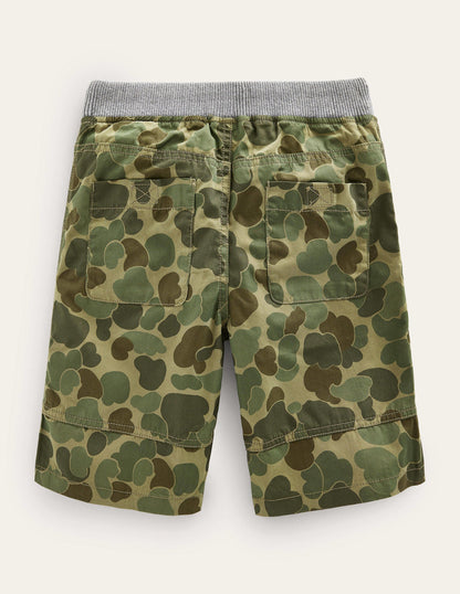 Abenteuer-Shorts-Khaki, Blasen-Camouflagemuster-2