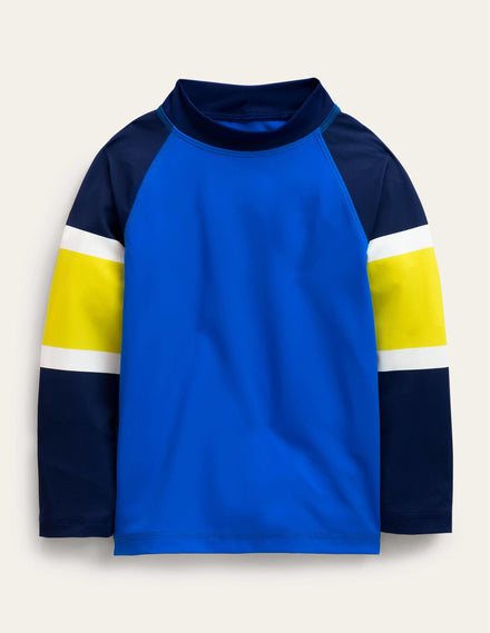 Rash Vest-Blue Colourblock