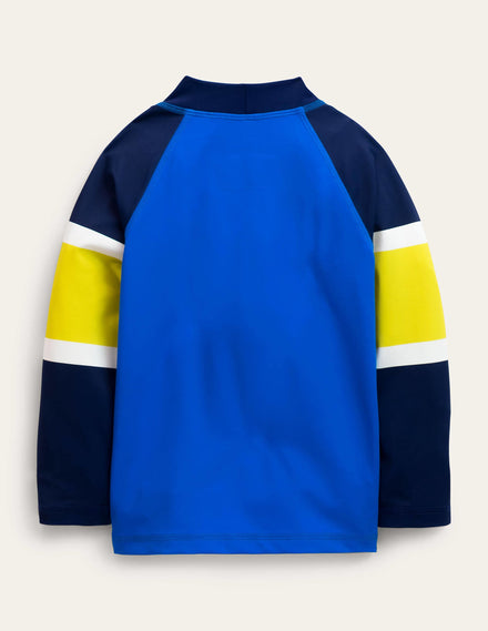 Rash Vest-Blue Colourblock
