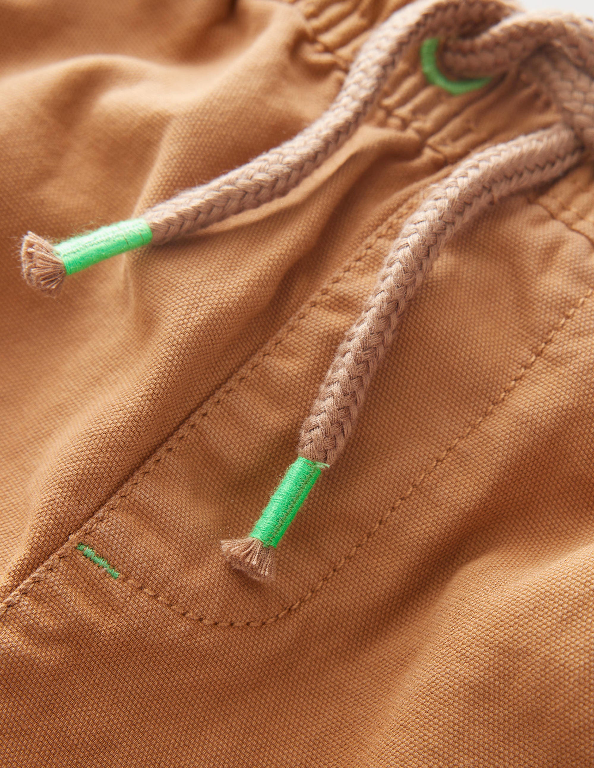 Shorts zum Hineinschlüpfen mit Kordelzug-Nussbraun - Image 3