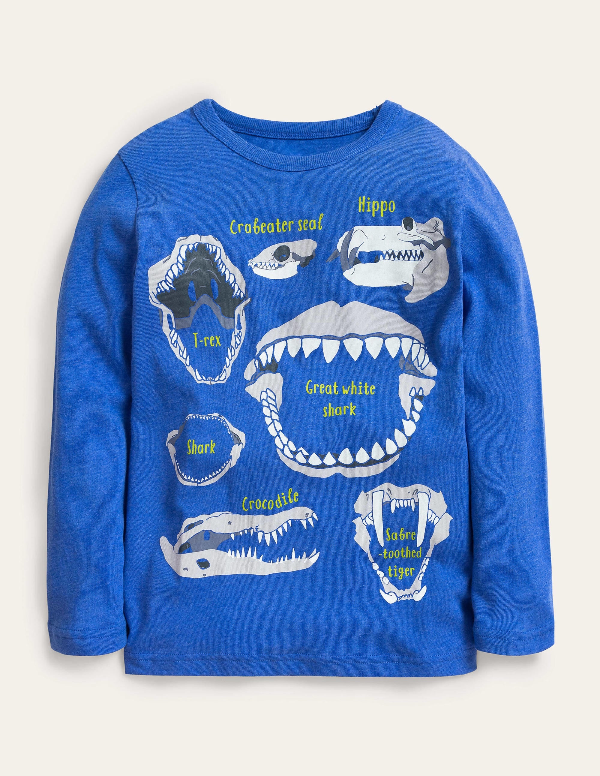 T-shirt éducatif phosphorescent-Bleu cabanon - Image 1