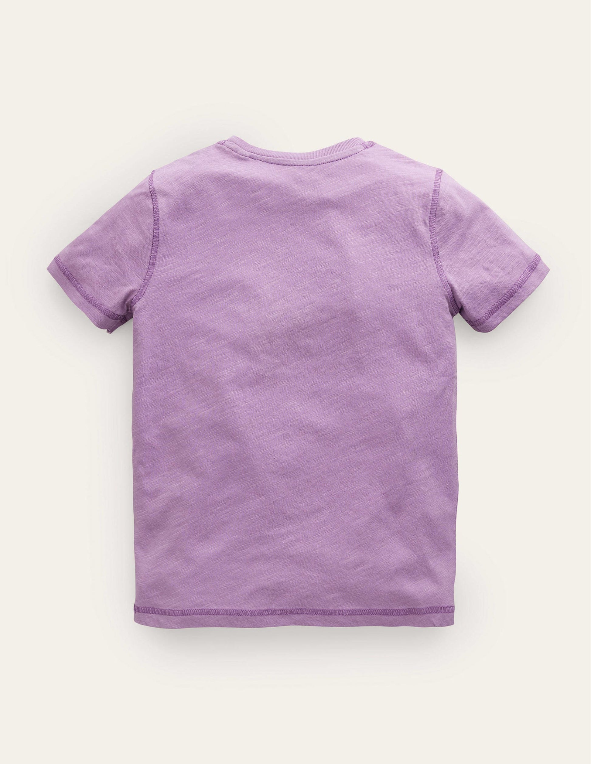T-shirt délavé à super surpiqûres-Banane lupin-2
