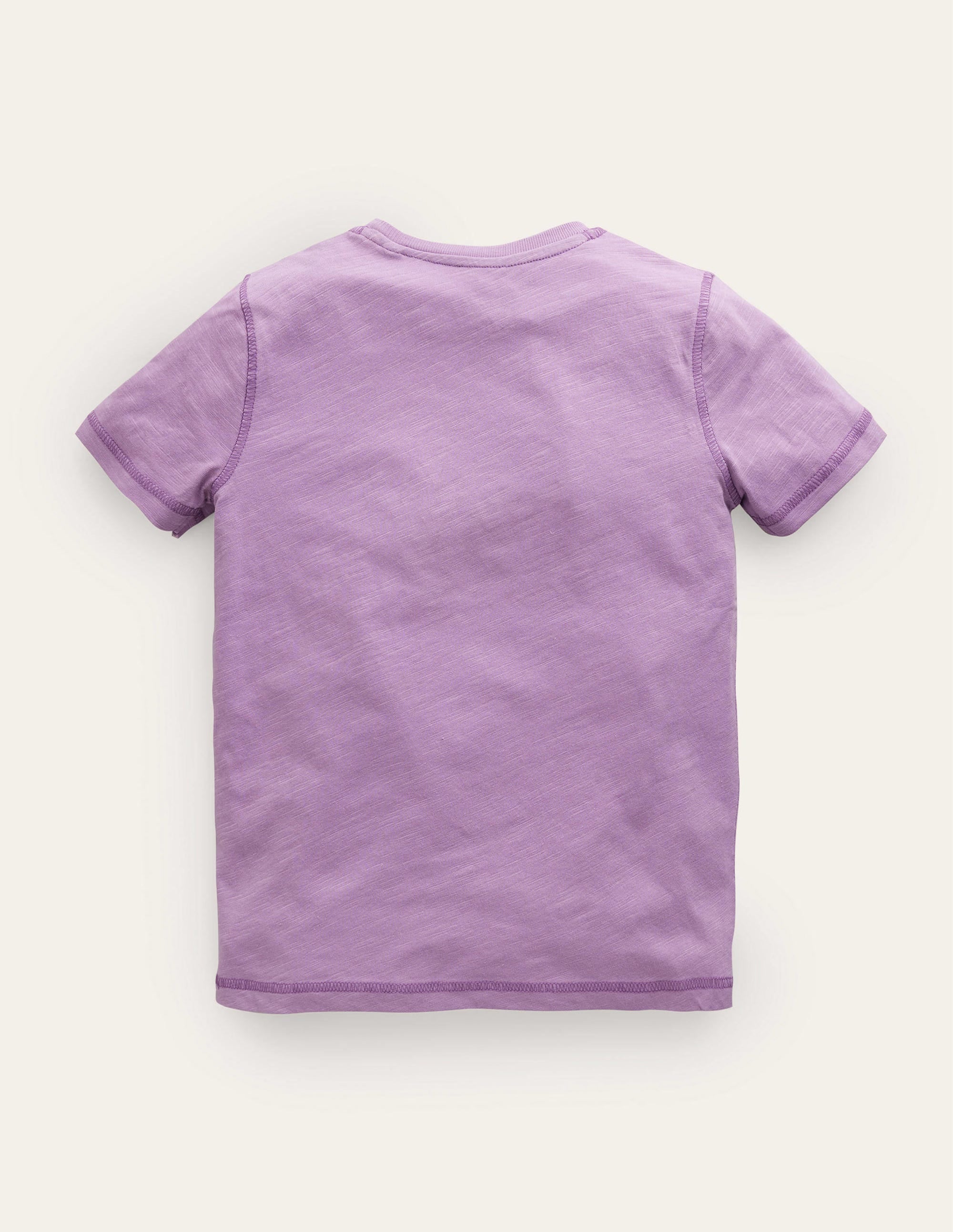 T-shirt délavé à super surpiqûres-Banane lupin - Image 2