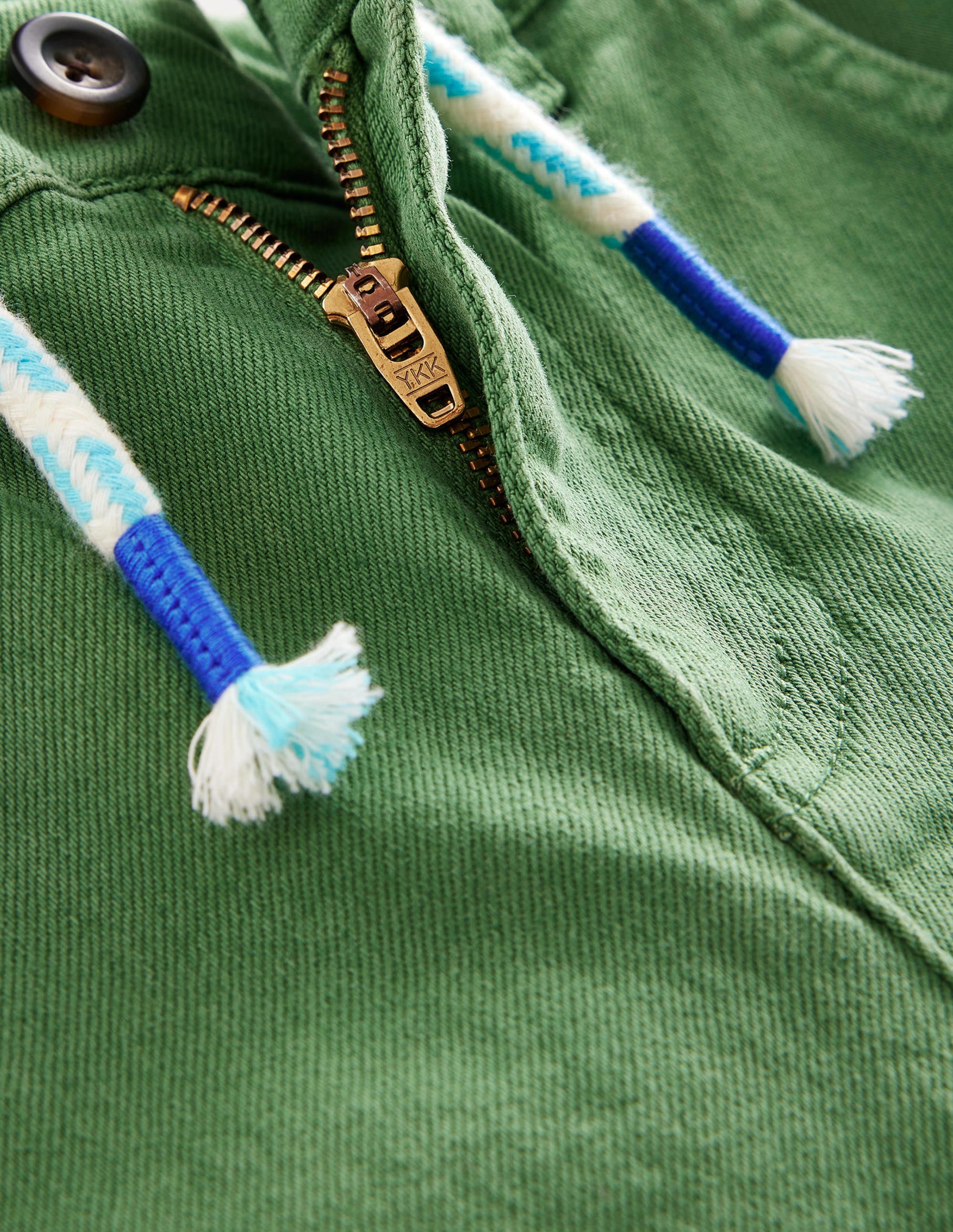 Stückgefärbte Cargoshorts-Safarigrün - Image 3