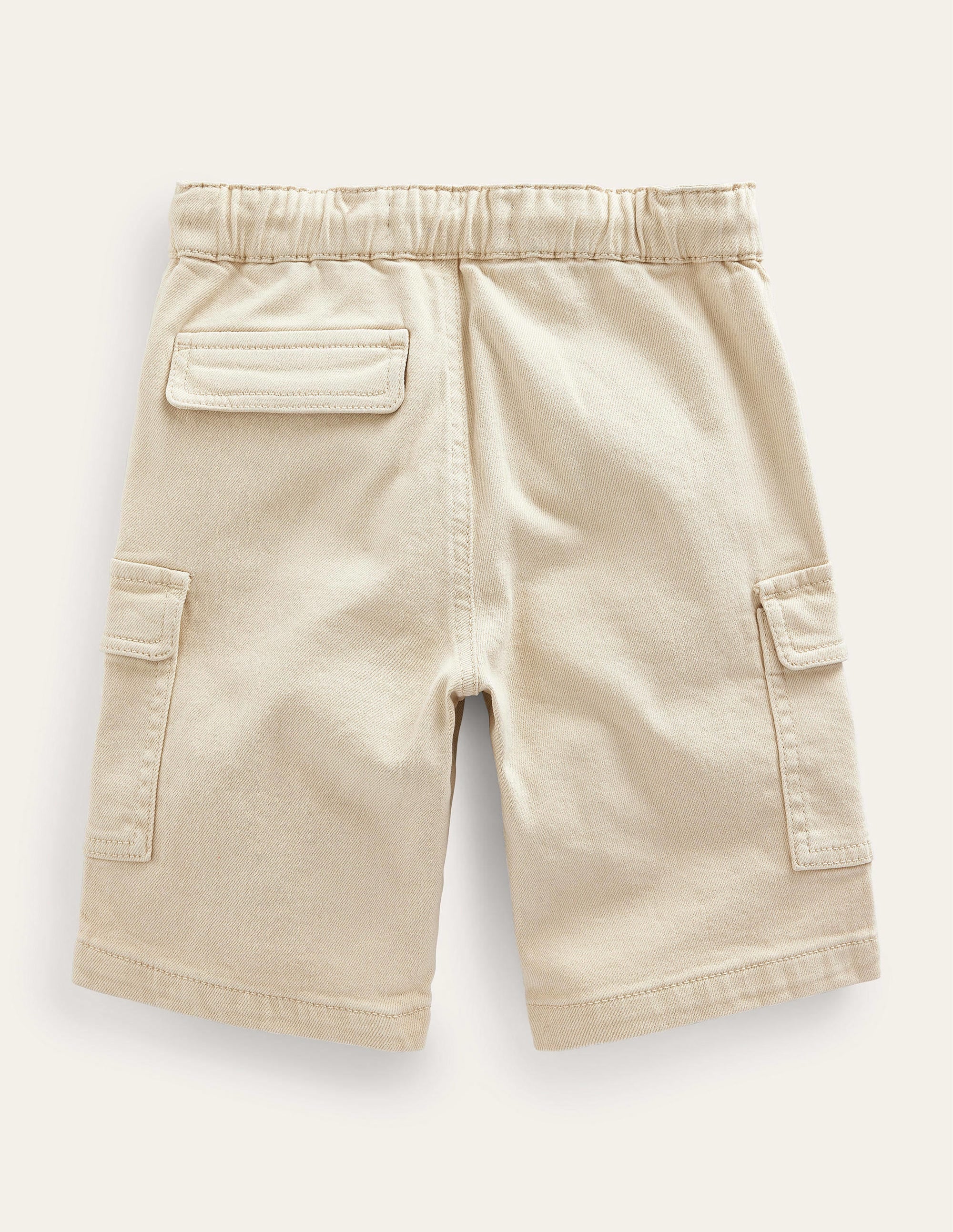 Short cargo teint en pièce-Gris pierre - Image 2