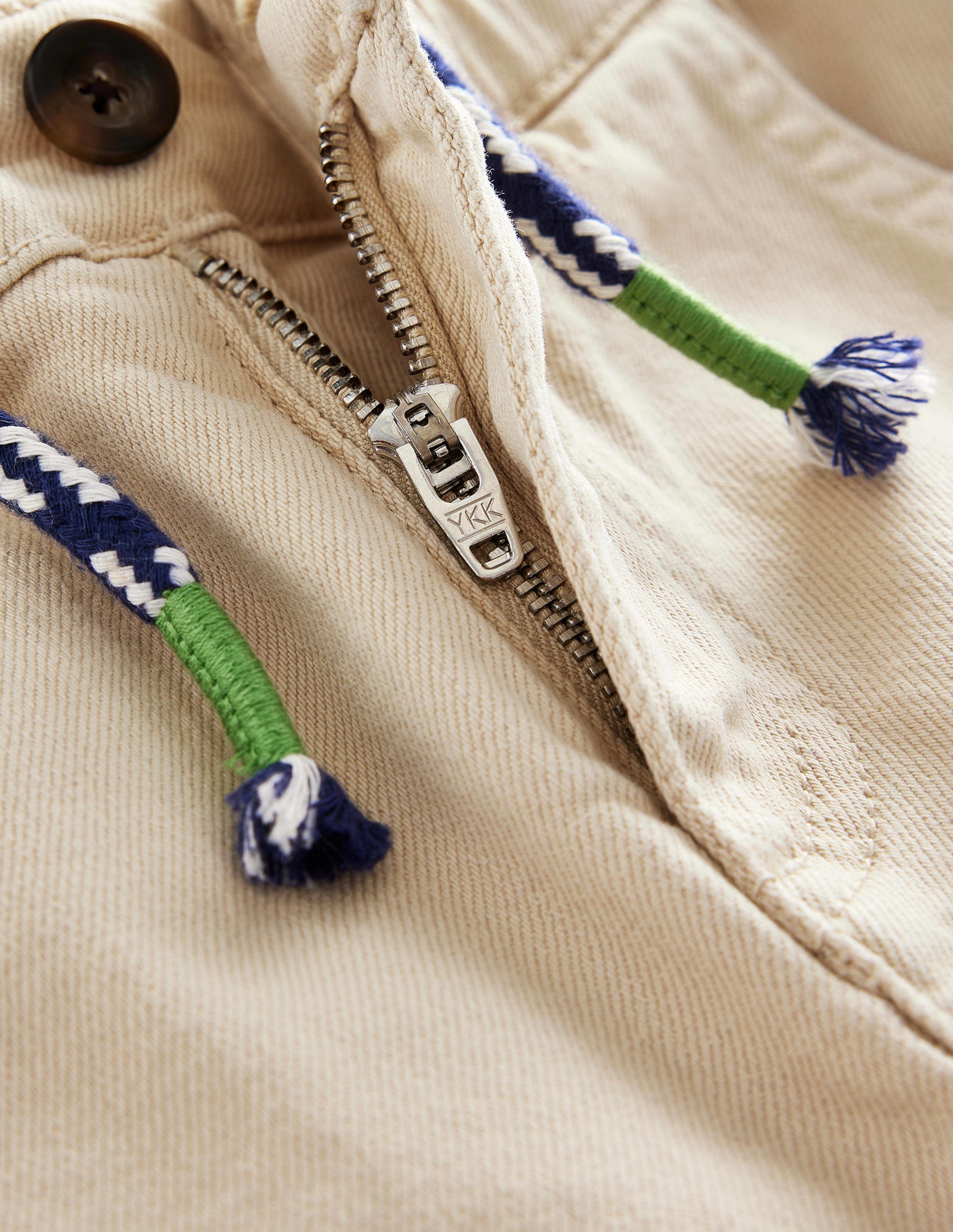 Short cargo teint en pièce-Gris pierre - Image 3