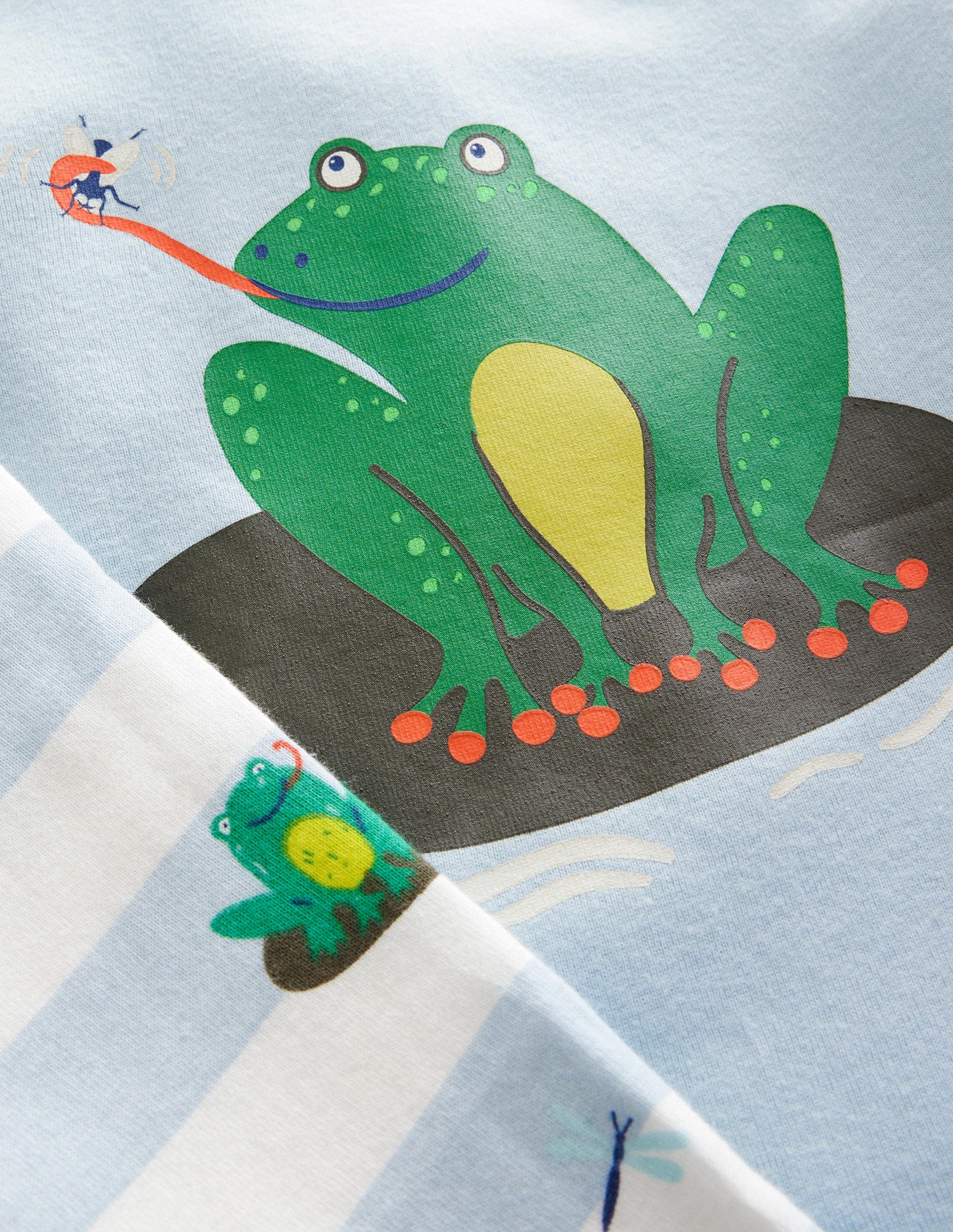 Snug Twin Pack Long Pyjamas-Surf Frog-3