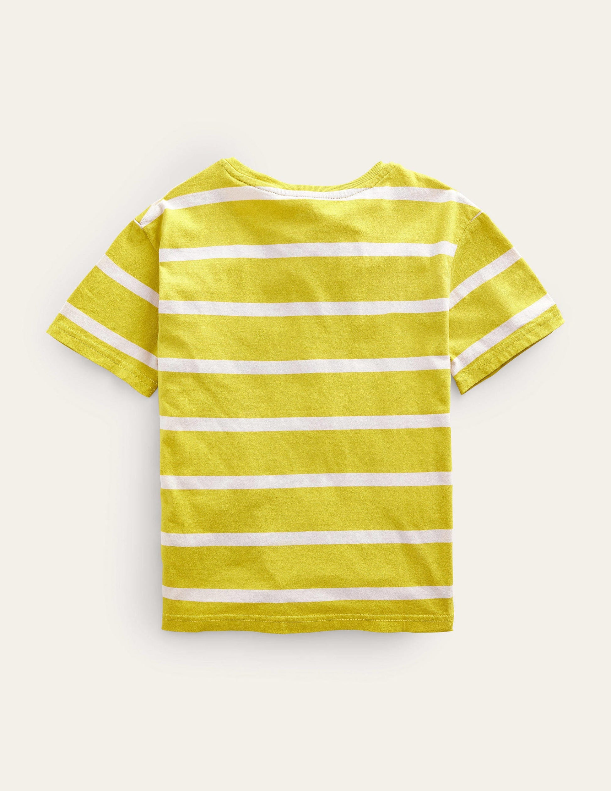 Lässiges T-Shirt-Stachelbeergelb/Vanille-2