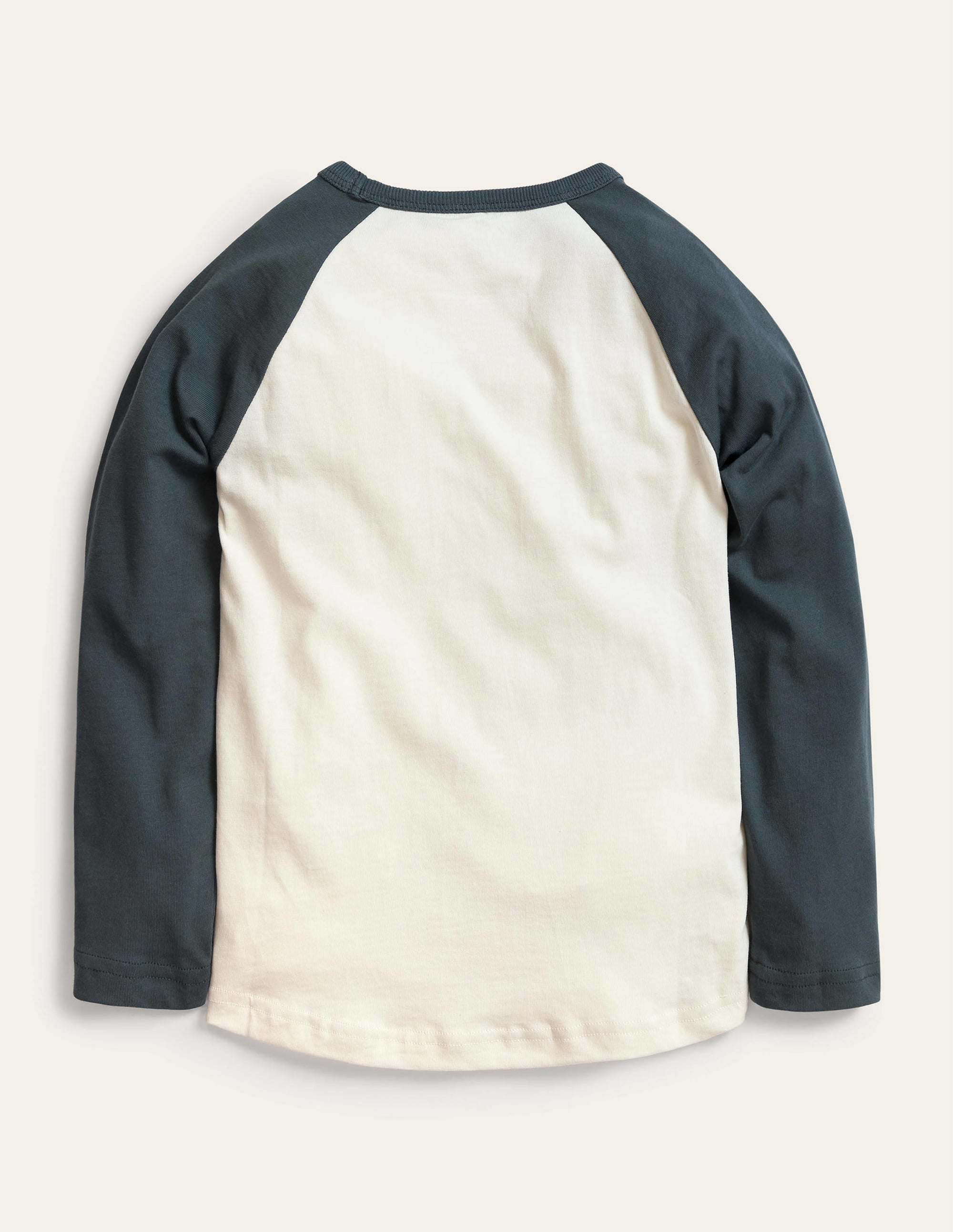 Raglan T-shirt-Ivory/Smoke Pirates - Image 2