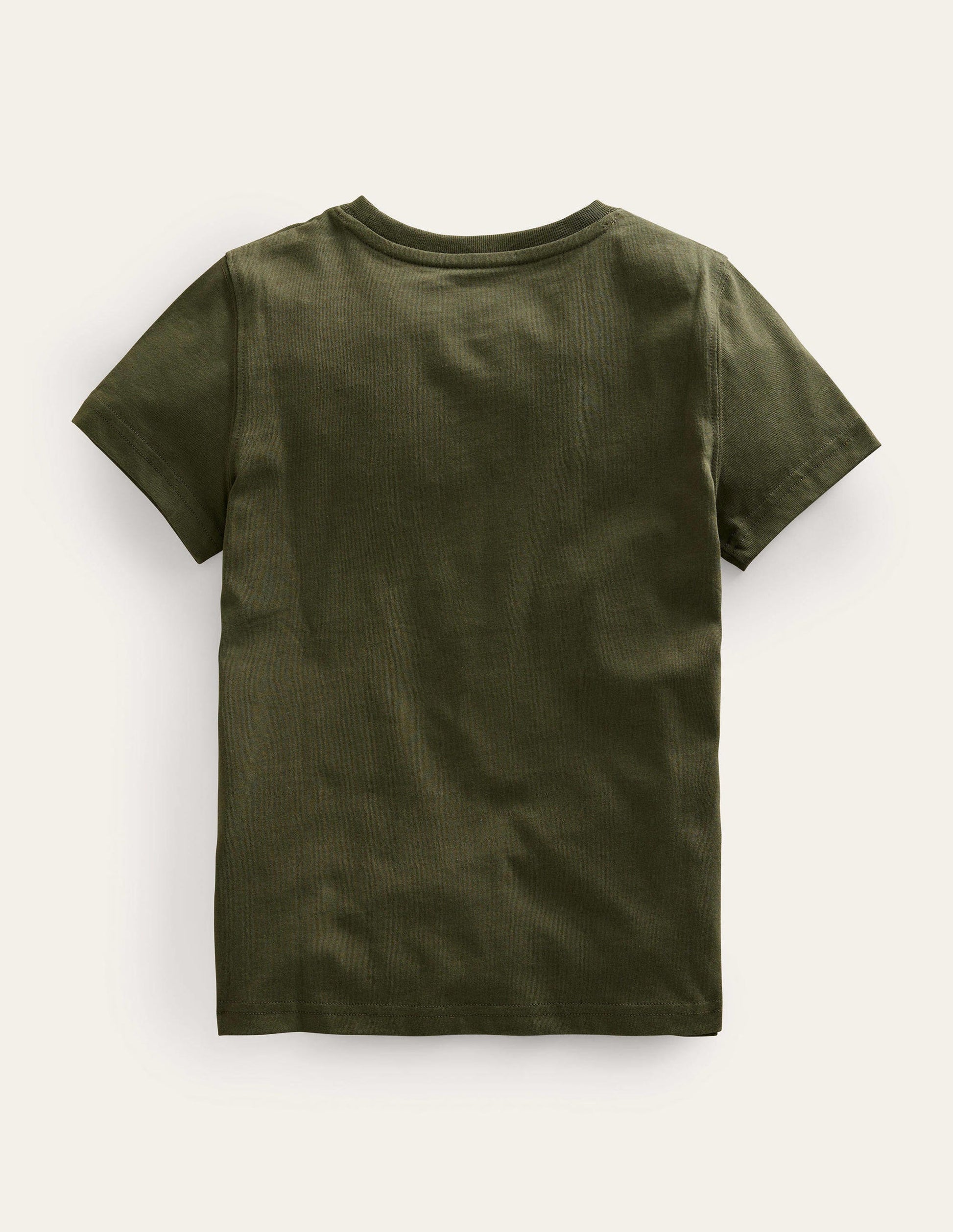 Oberteil mit lehrreichem Motiv-Klassisches Khaki, Vulkane-2