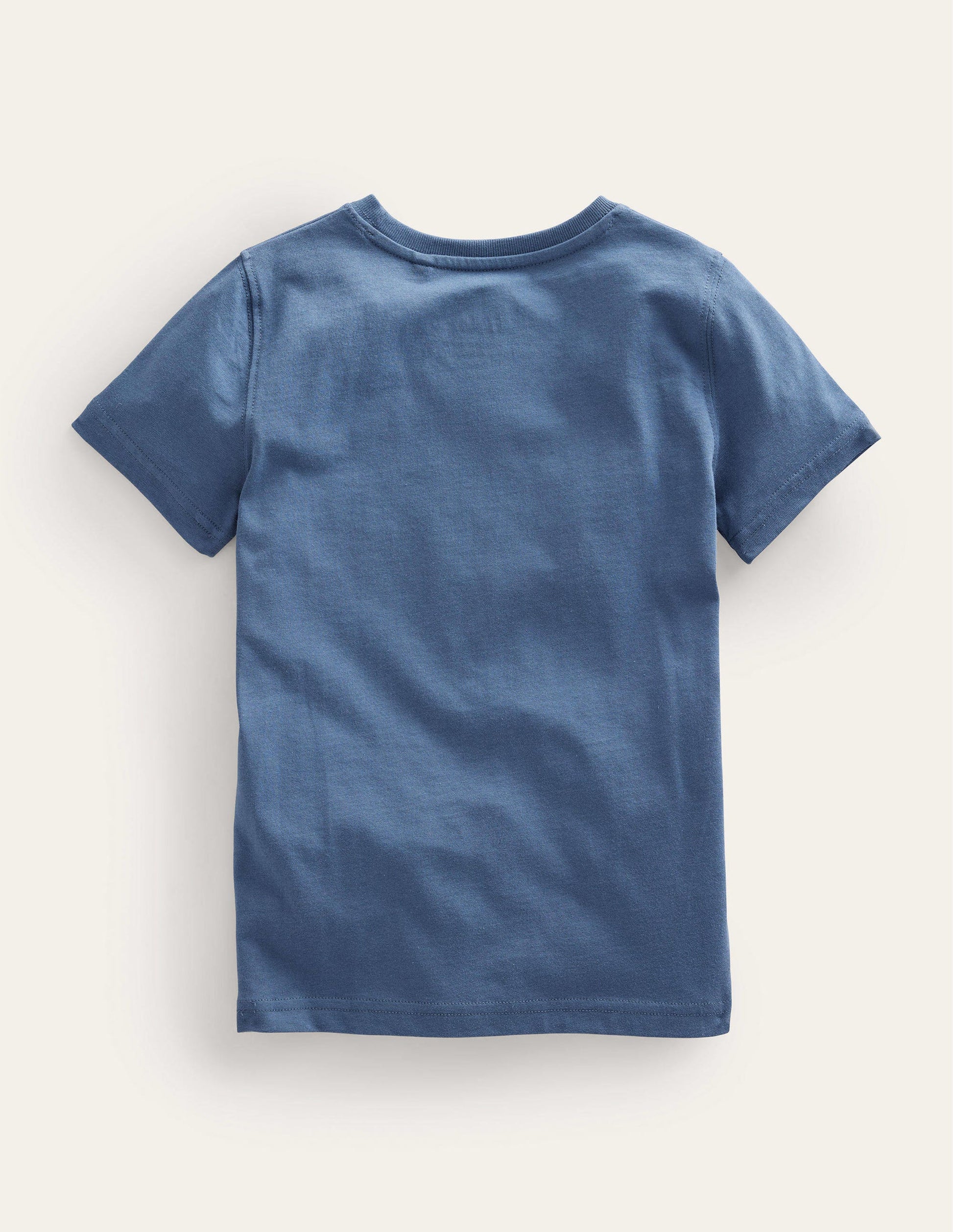 Glow Slogan T-shirt-Robot Blue Space-2