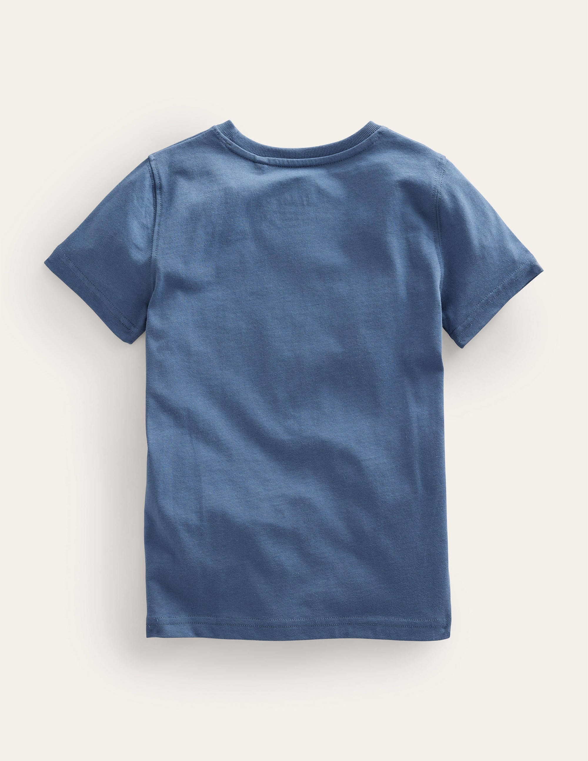 Glow Slogan T-shirt-Robot Blue Space - Image 2